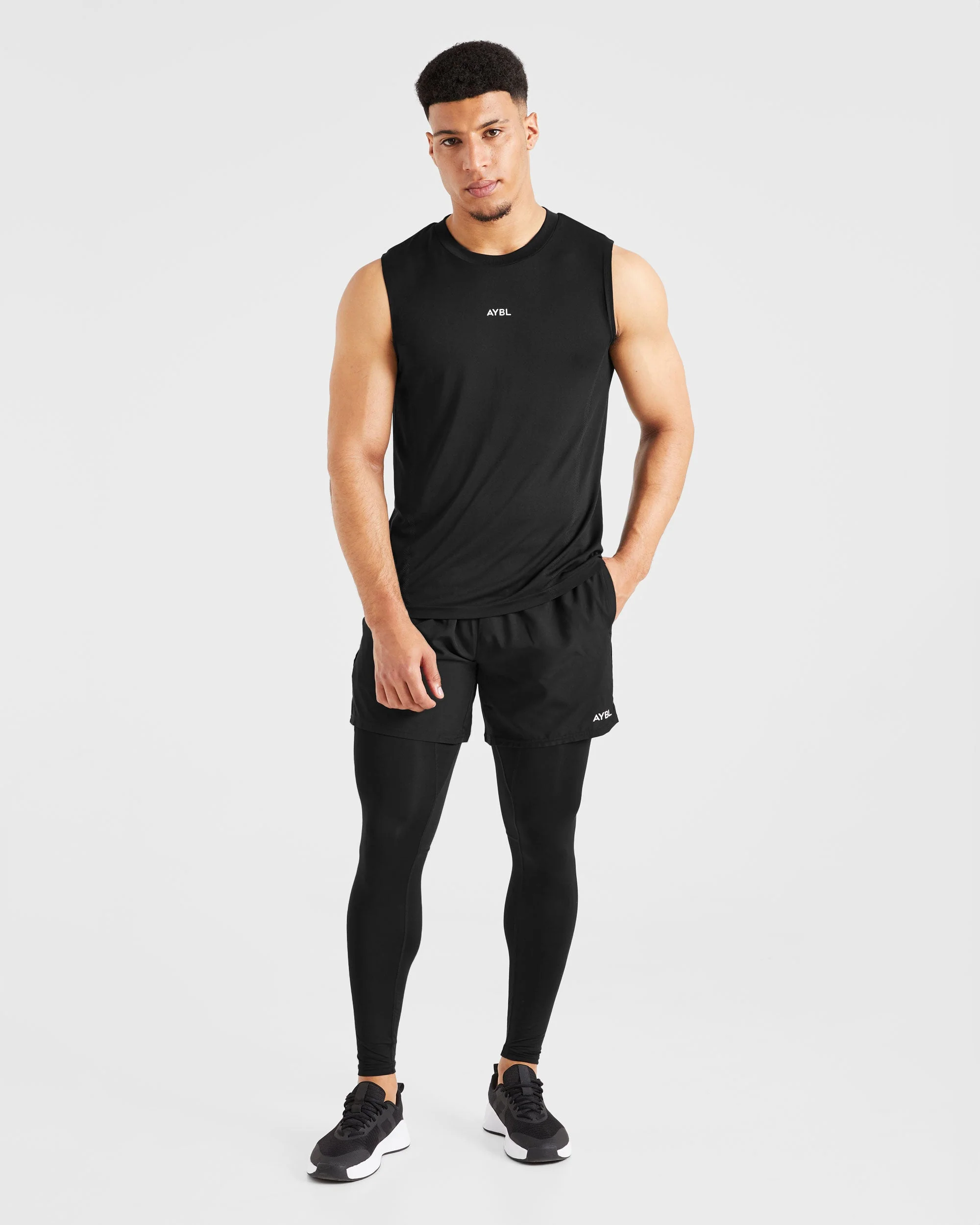 Essential Base Layer Leggings - Black - Image 3