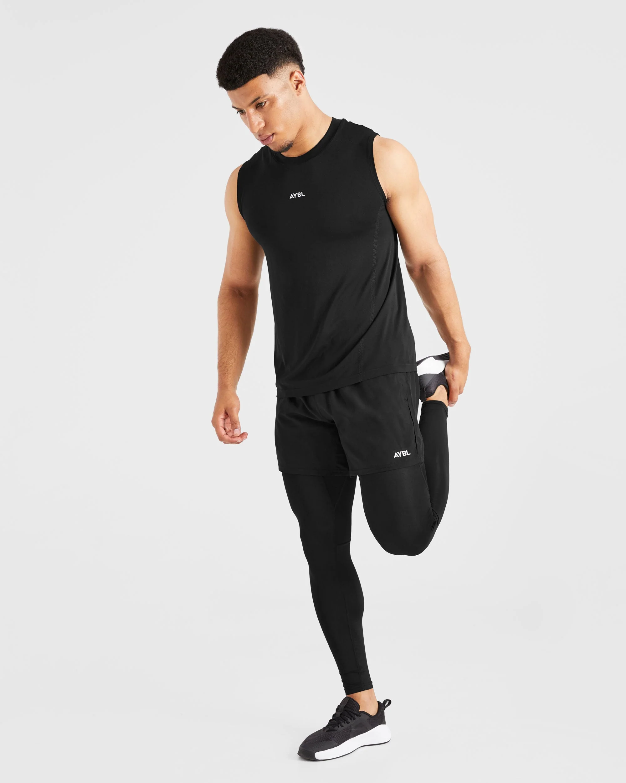 Essential Base Layer Leggings - Black - Image 7