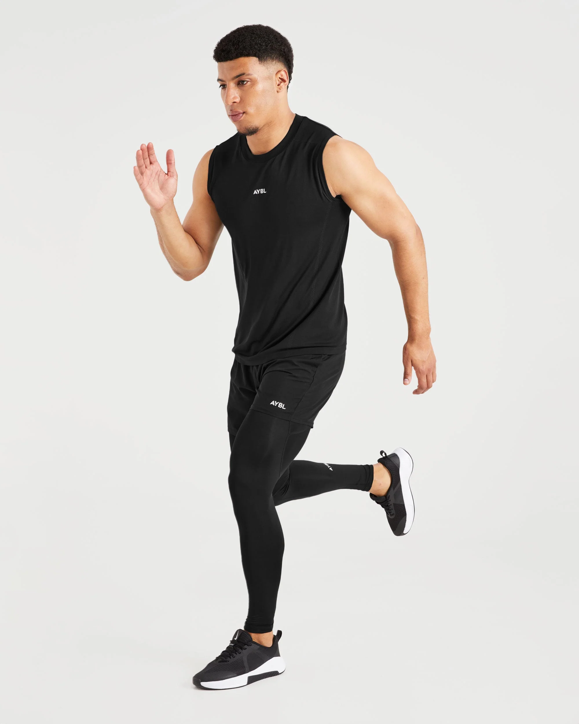 Essential Base Layer Leggings - Black - Image 8