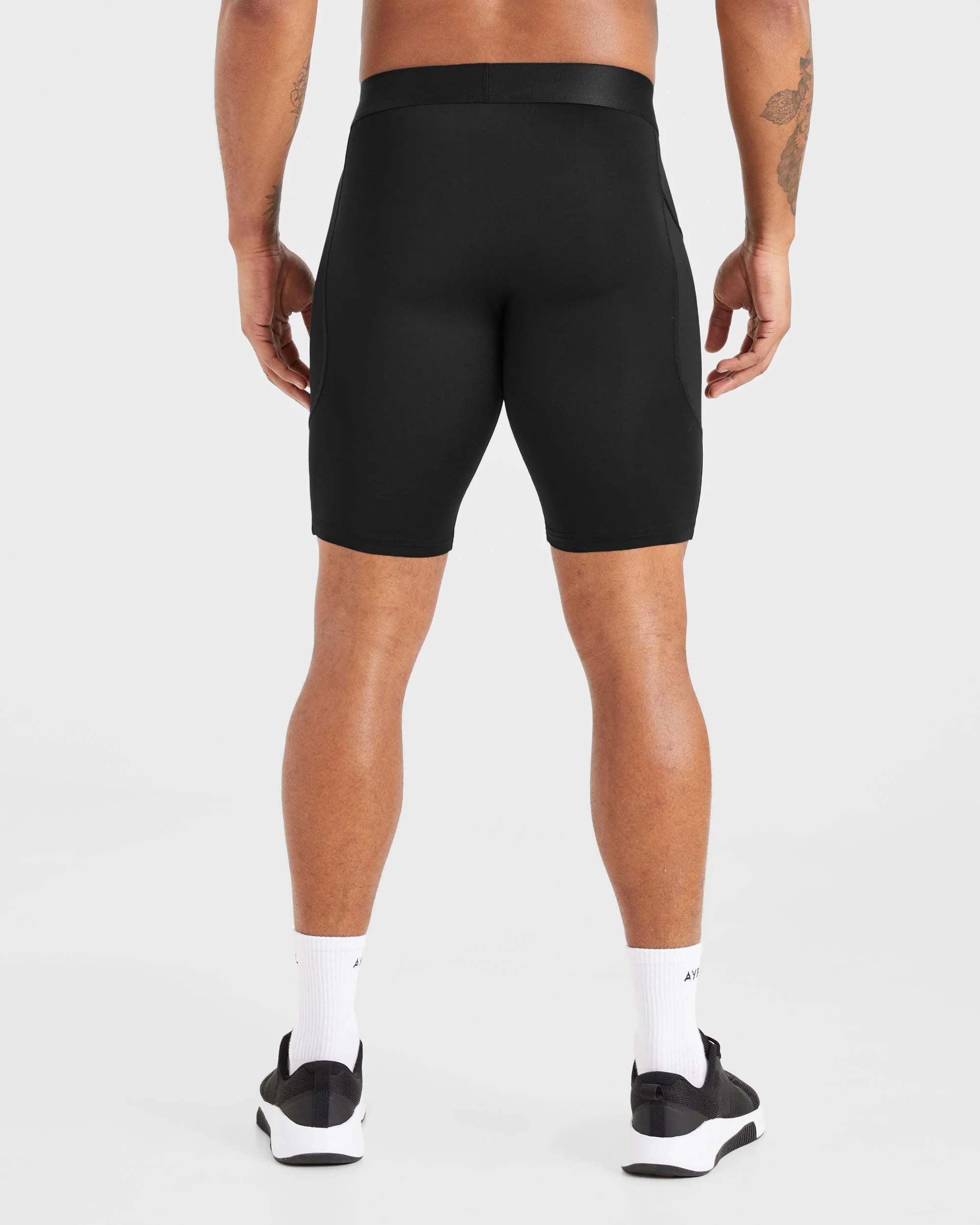Essential Base Layer Shorts - Black - Image 2