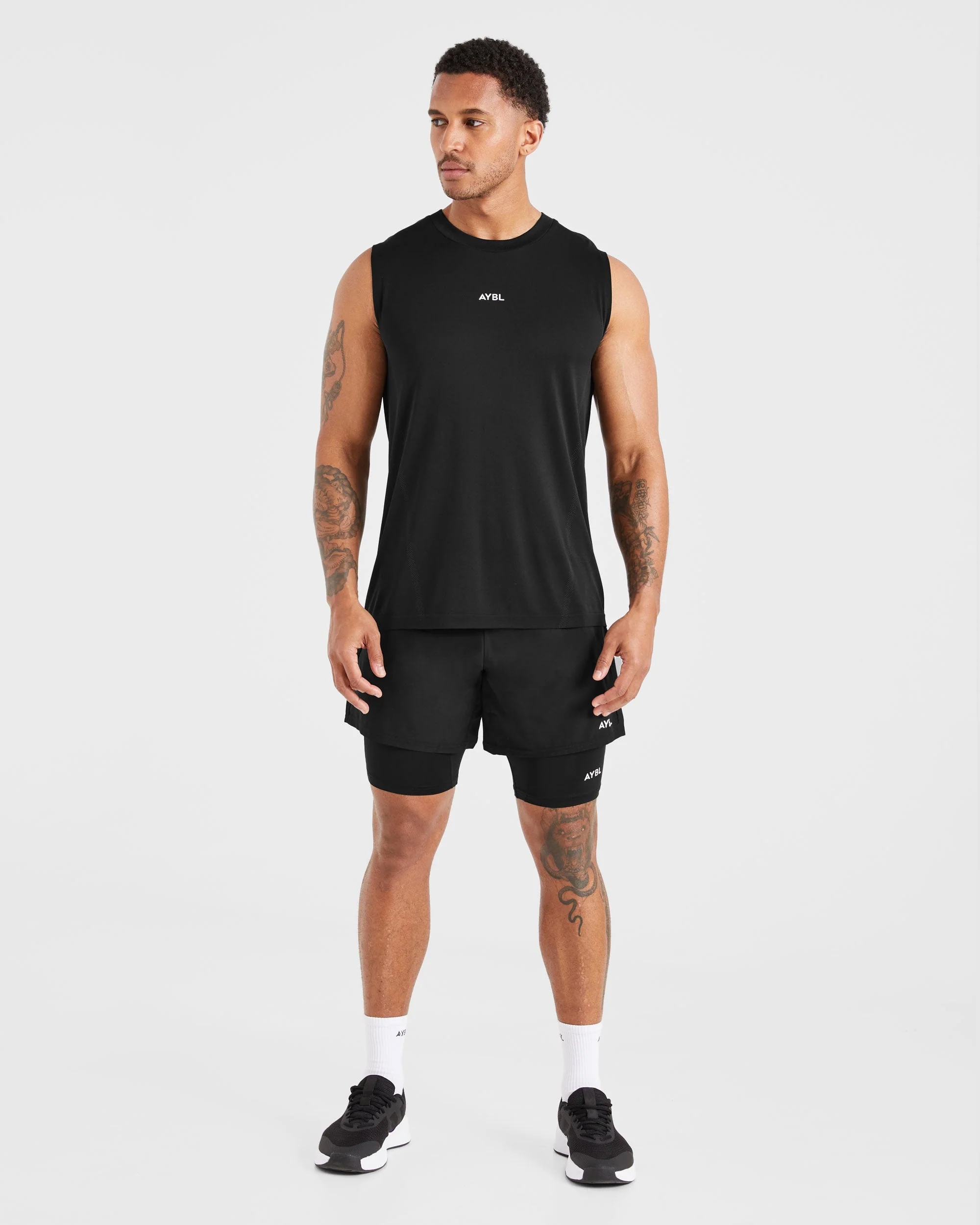 Essential Base Layer Shorts - Black - Image 3