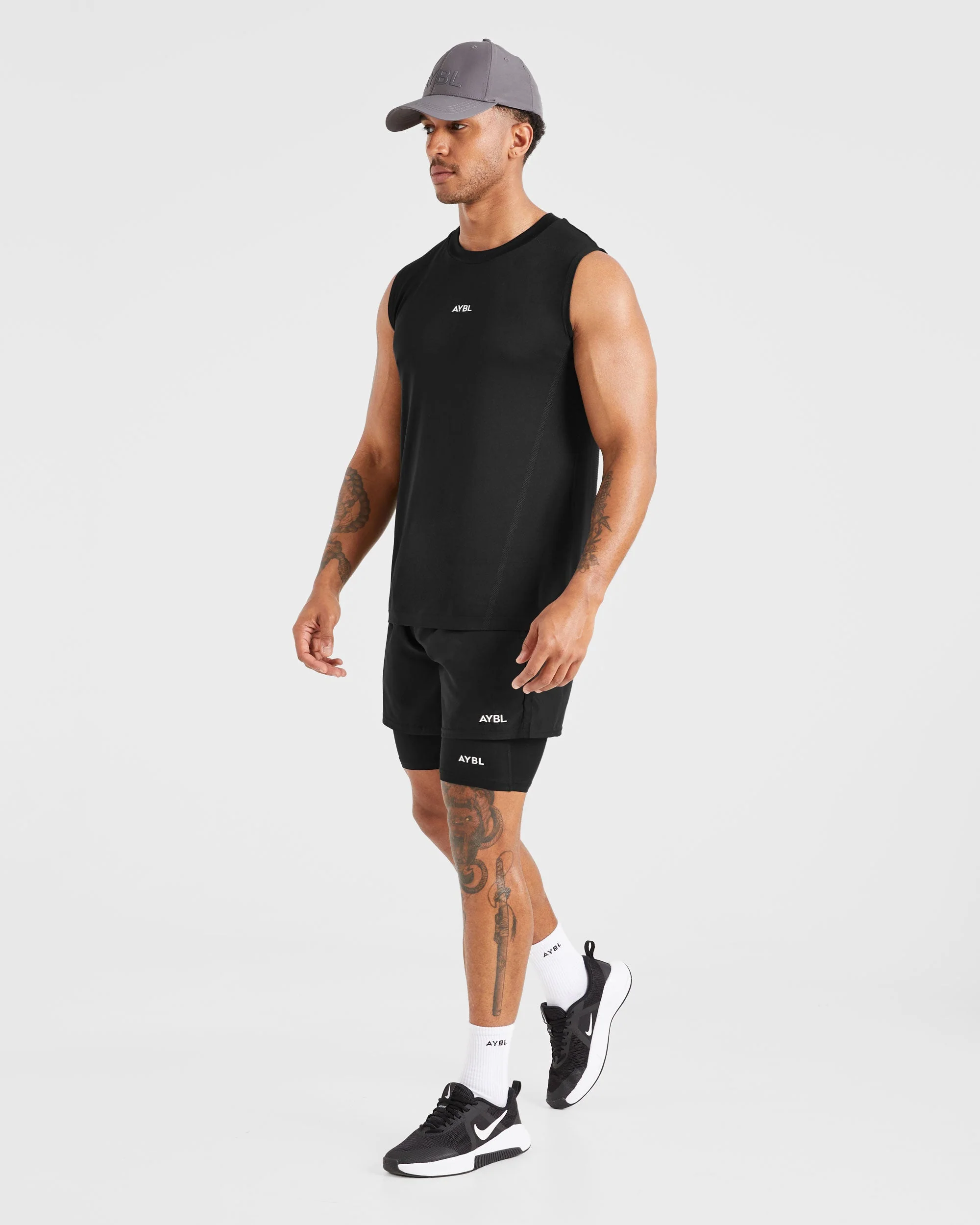 Essential Base Layer Shorts - Black - Image 8
