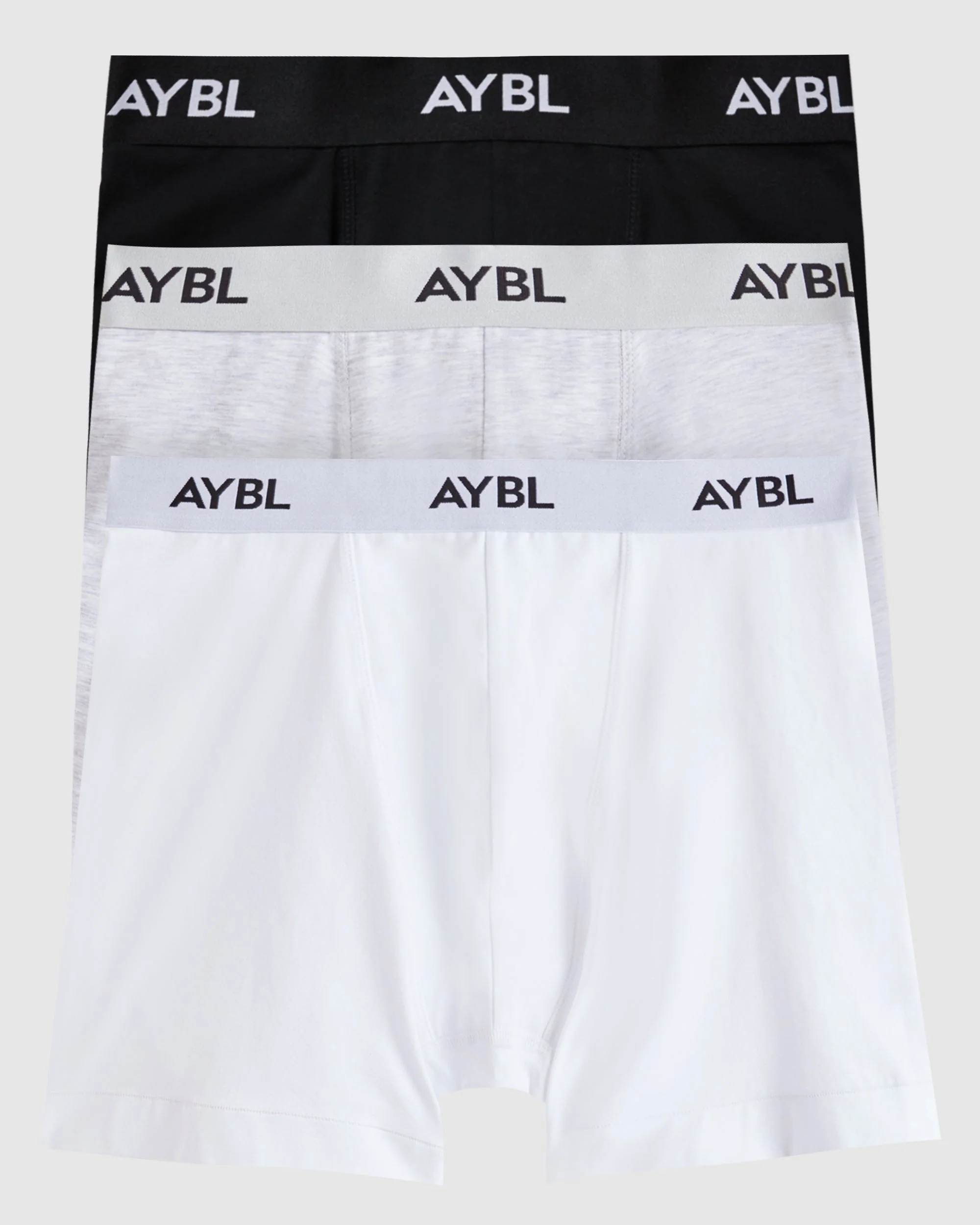 Essential Boxer Brief (3 pack) - Black/White/Grey - Image 6