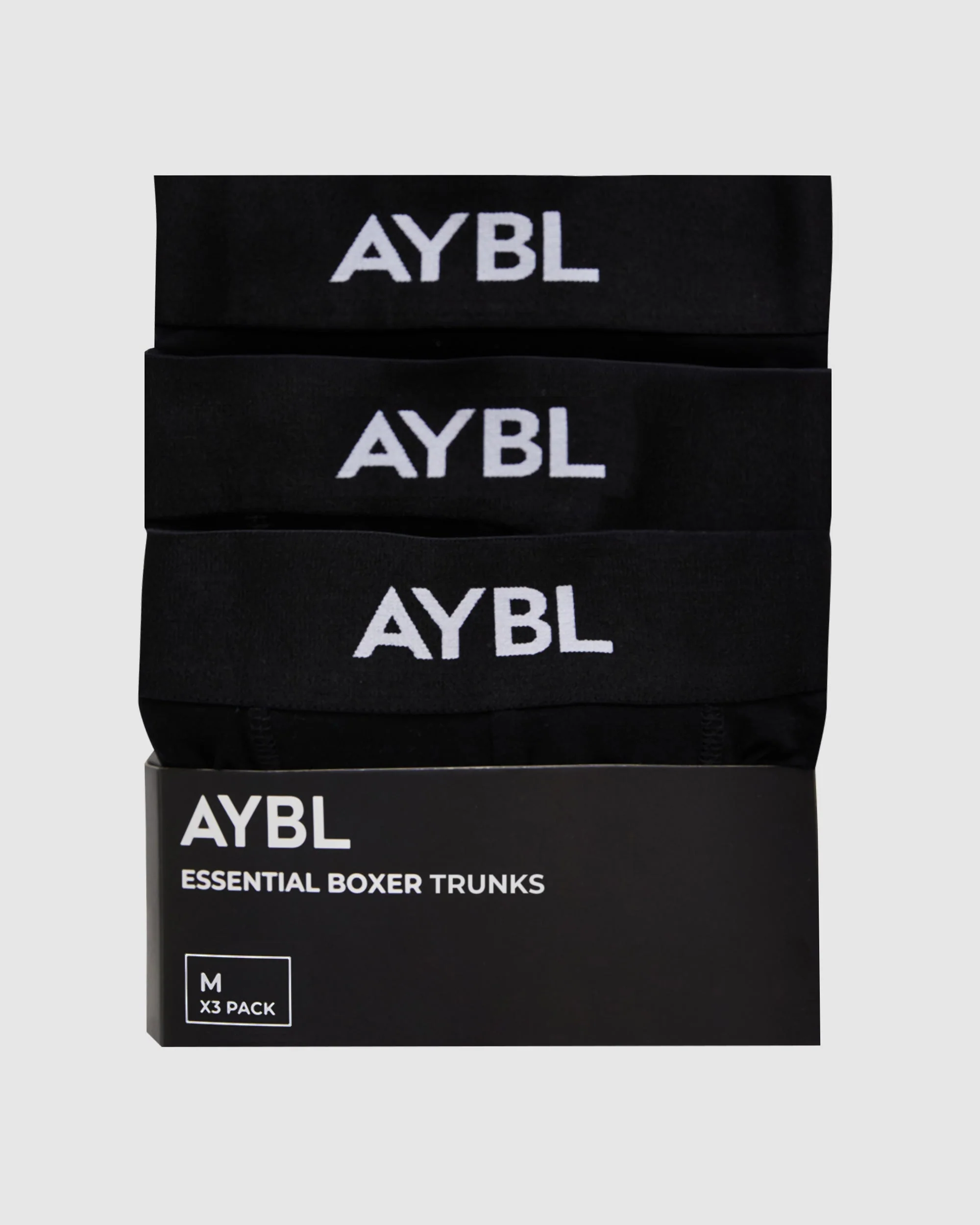 Essential Boxer Trunk (3 pack) - Black - Image 6