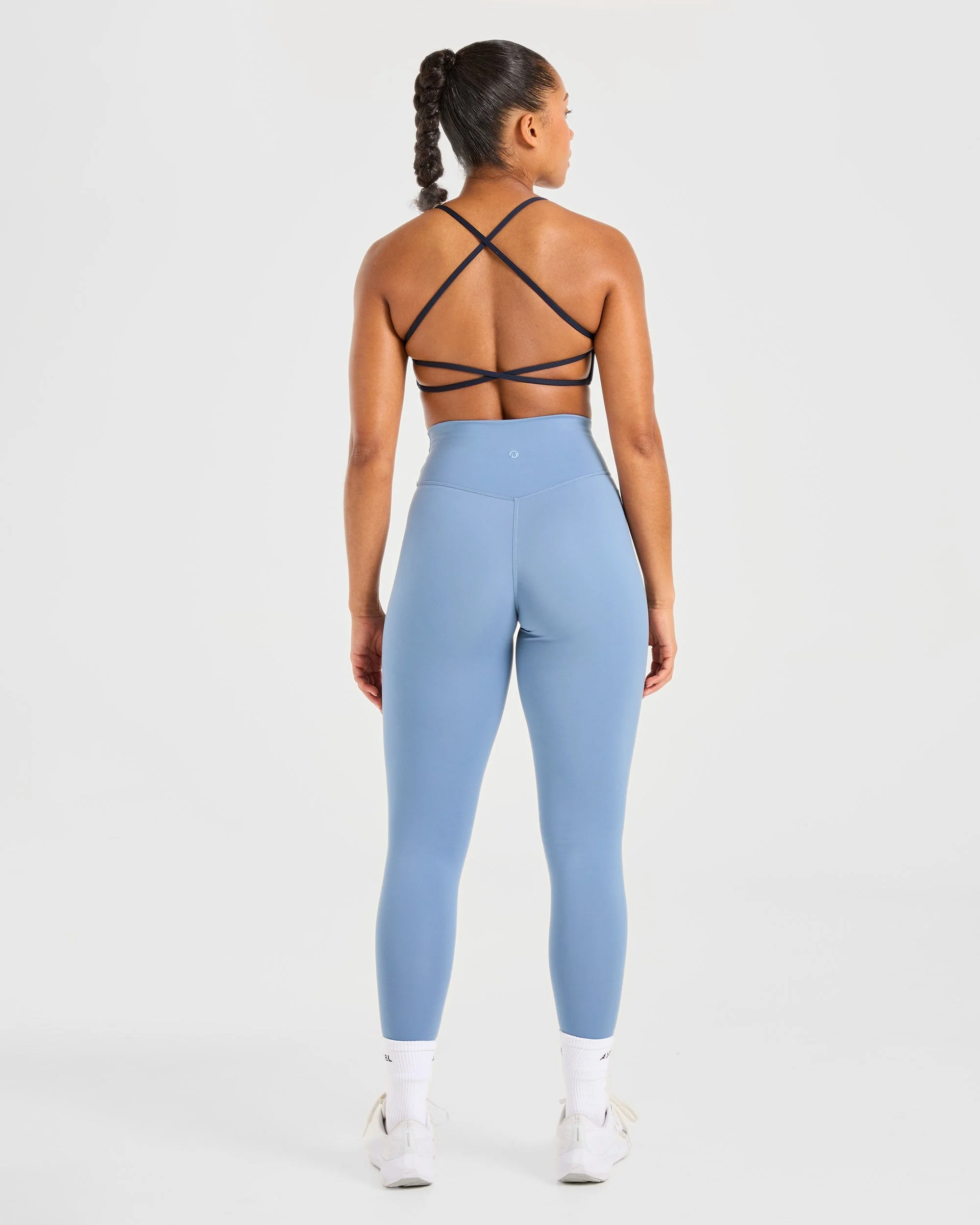 Essential Crossback Sports Bra - Deep Navy - Image 4