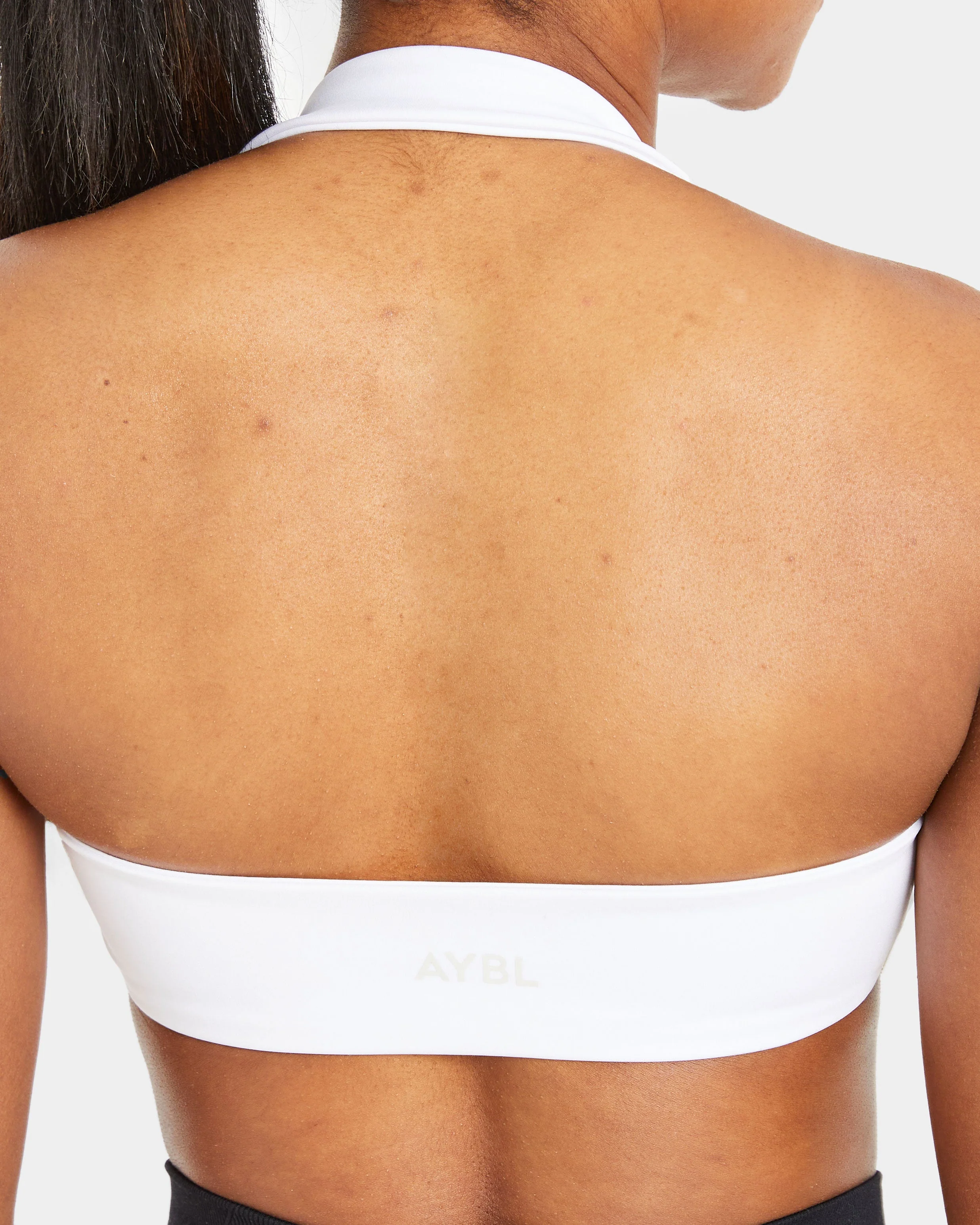 Essential Halterneck Sports Bra - White - Image 6