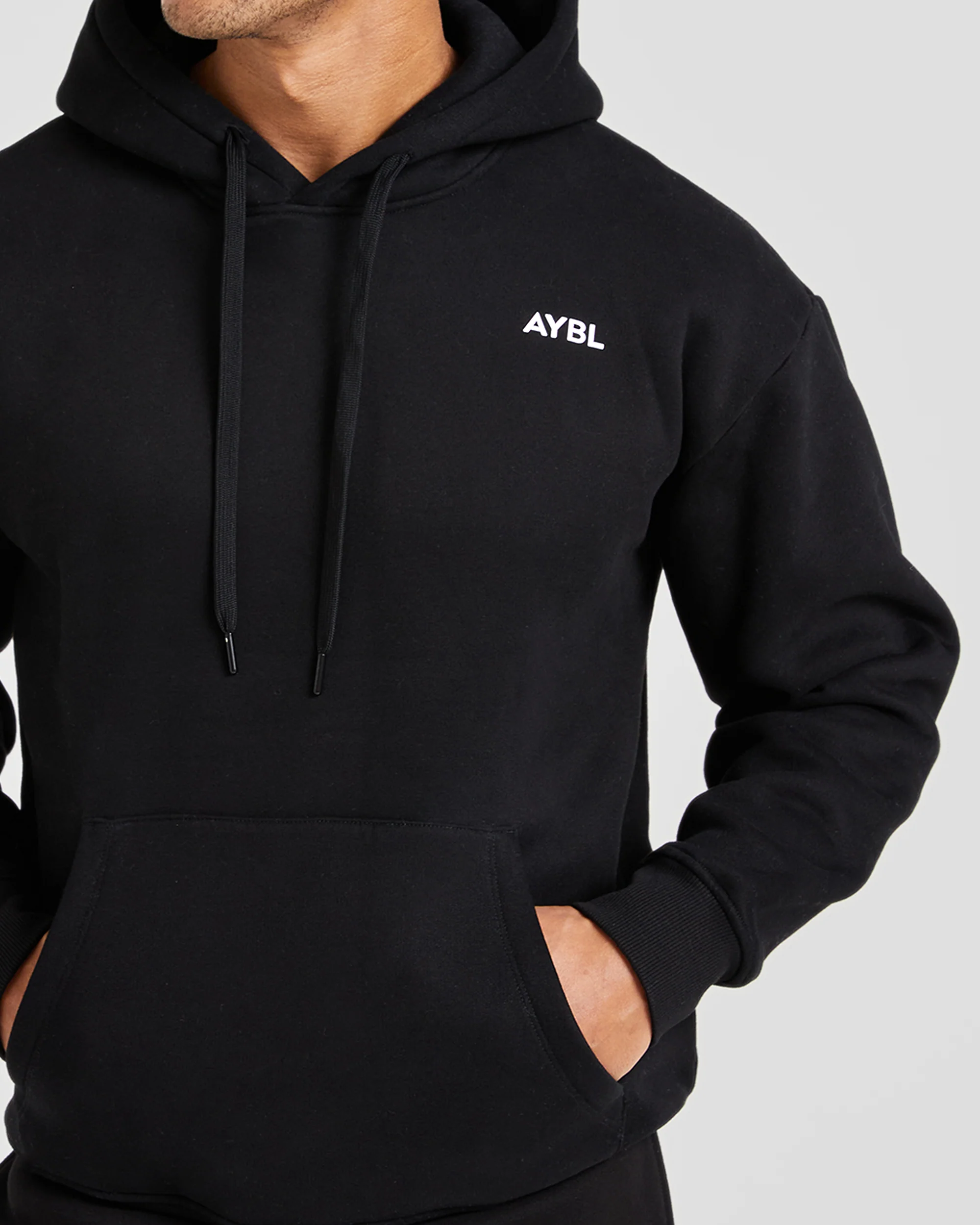 Essential Hoodie - Black - Image 5