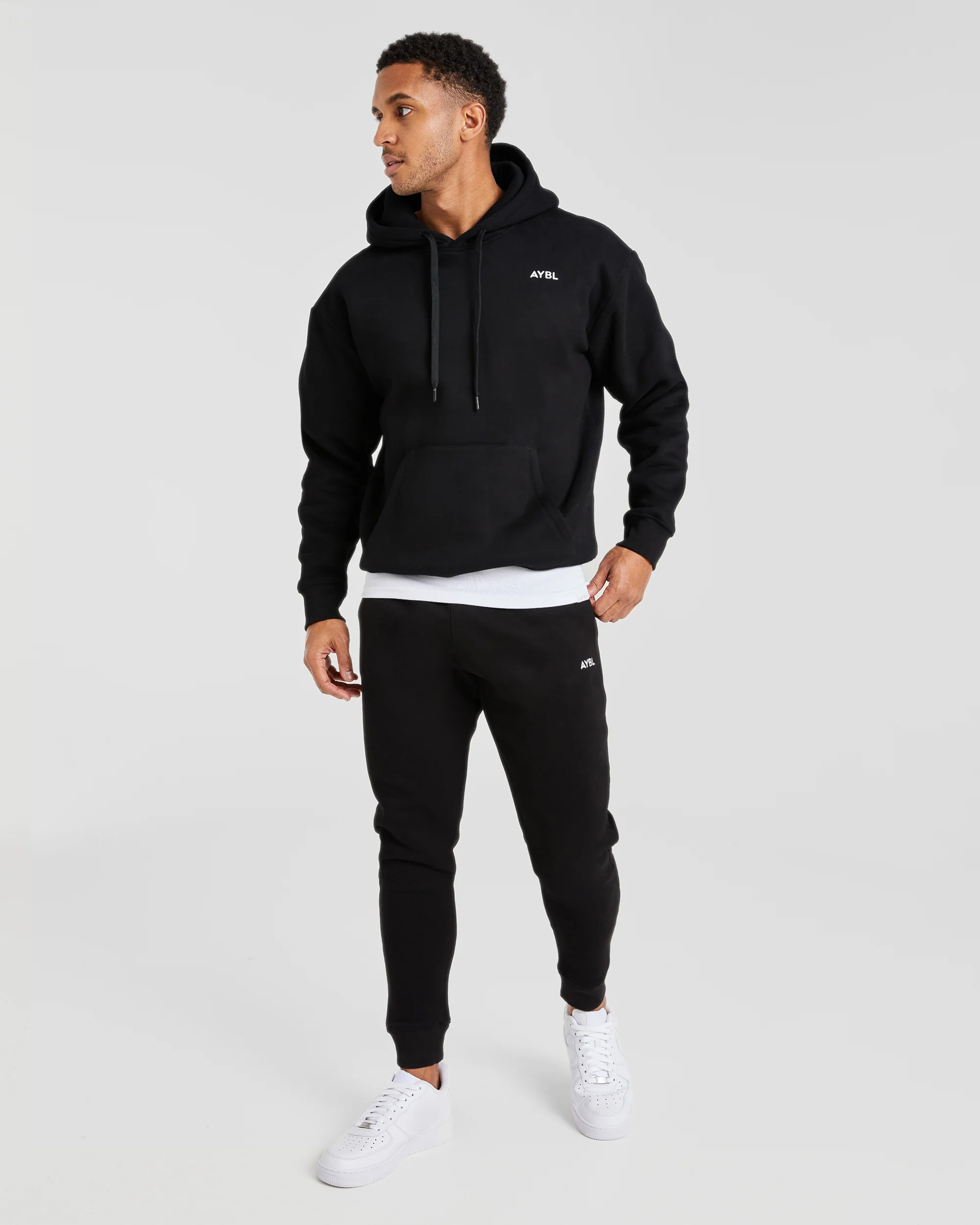 Essential Hoodie - Black - Image 7