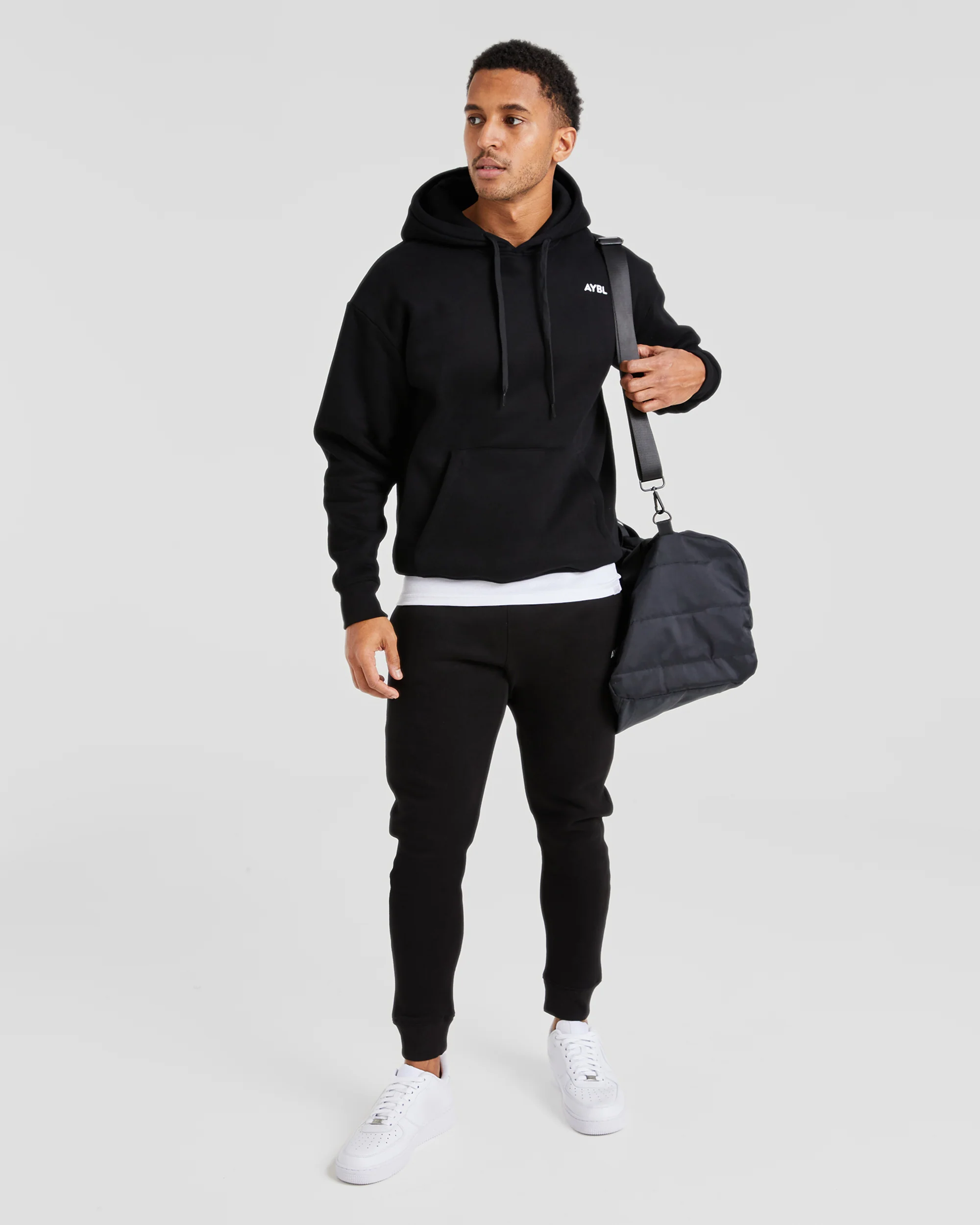 Essential Hoodie - Black - Image 8