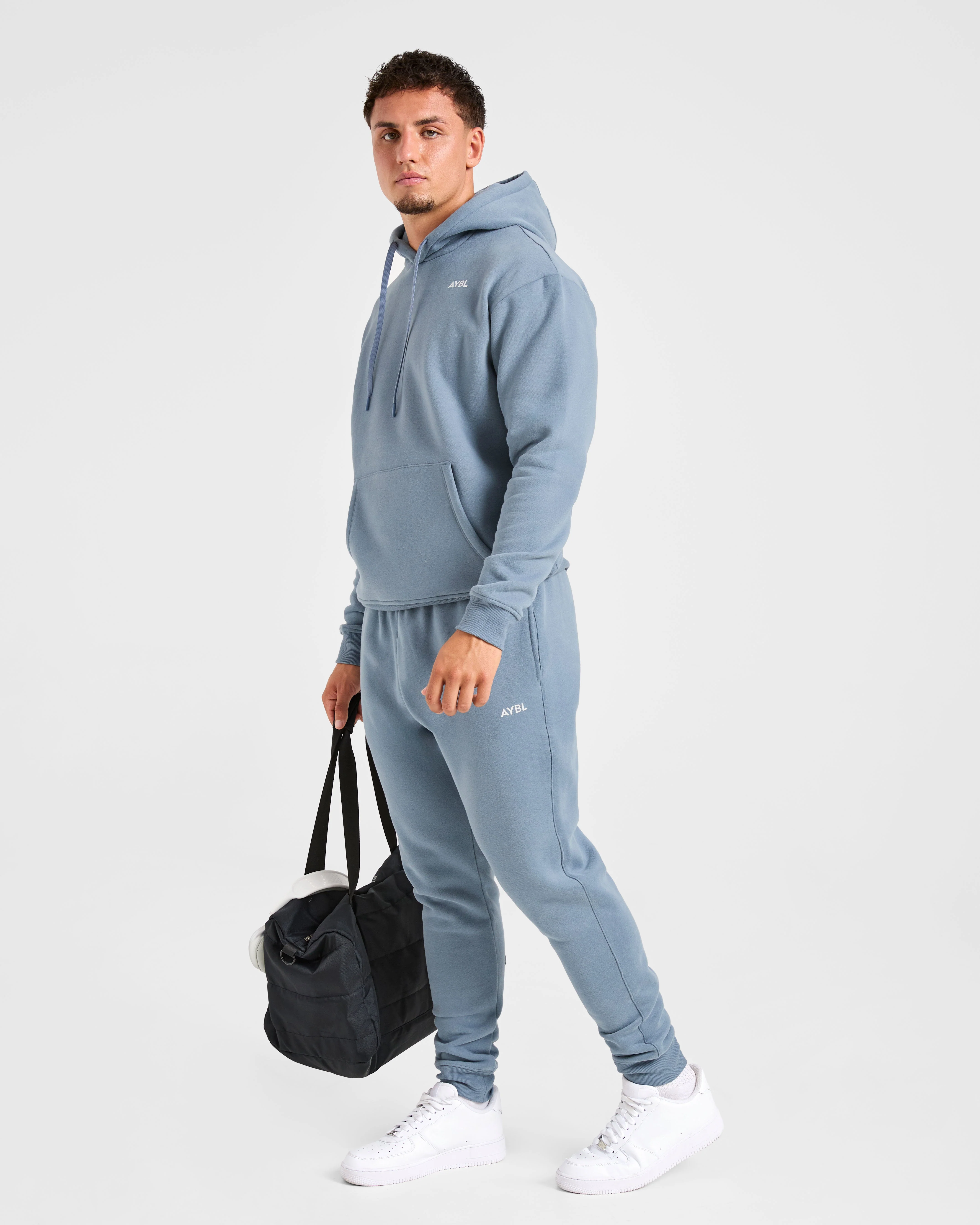 Essential Hoodie - Blue - Image 8
