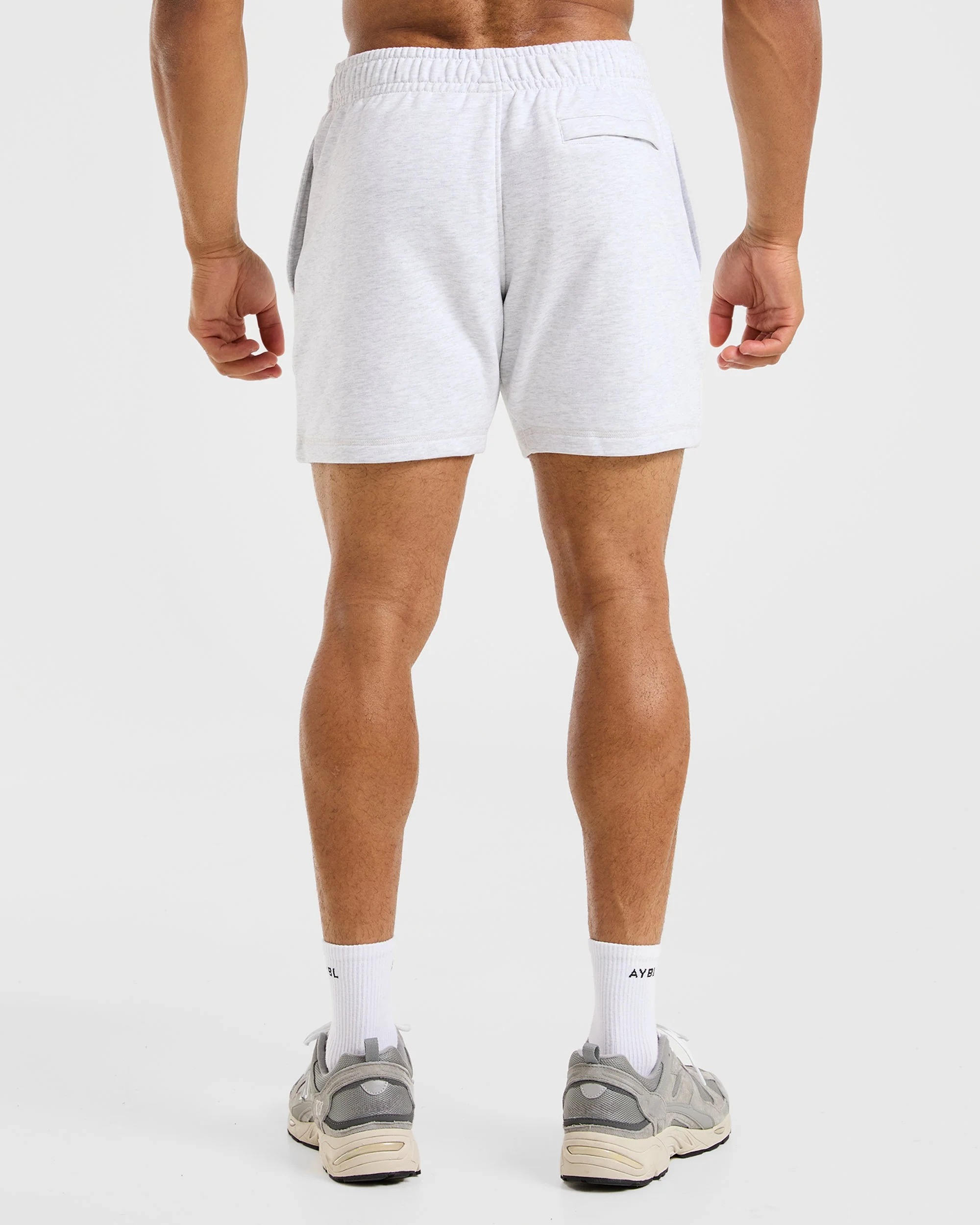 Essential Lightweight 5" Shorts - Grey Marl - Image 2
