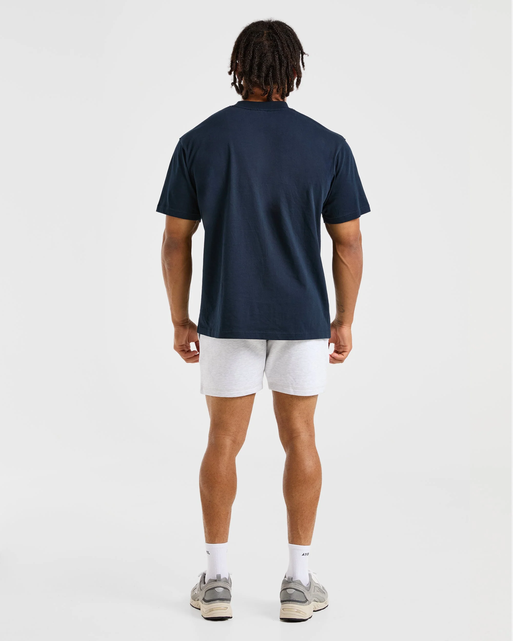 Essential Lightweight 5" Shorts - Grey Marl - Image 4