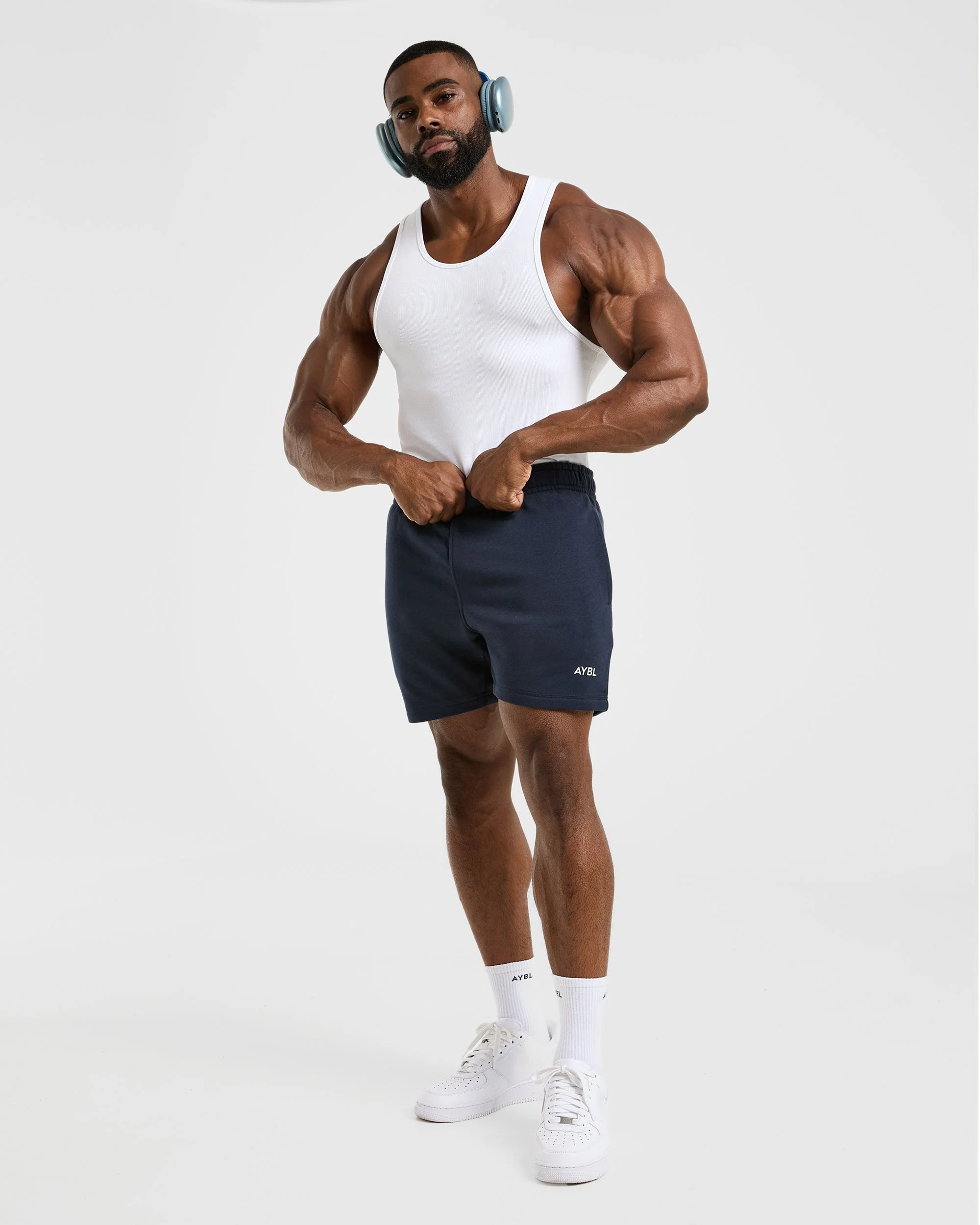 Essential Lightweight 5" Shorts - Navy - Image 7