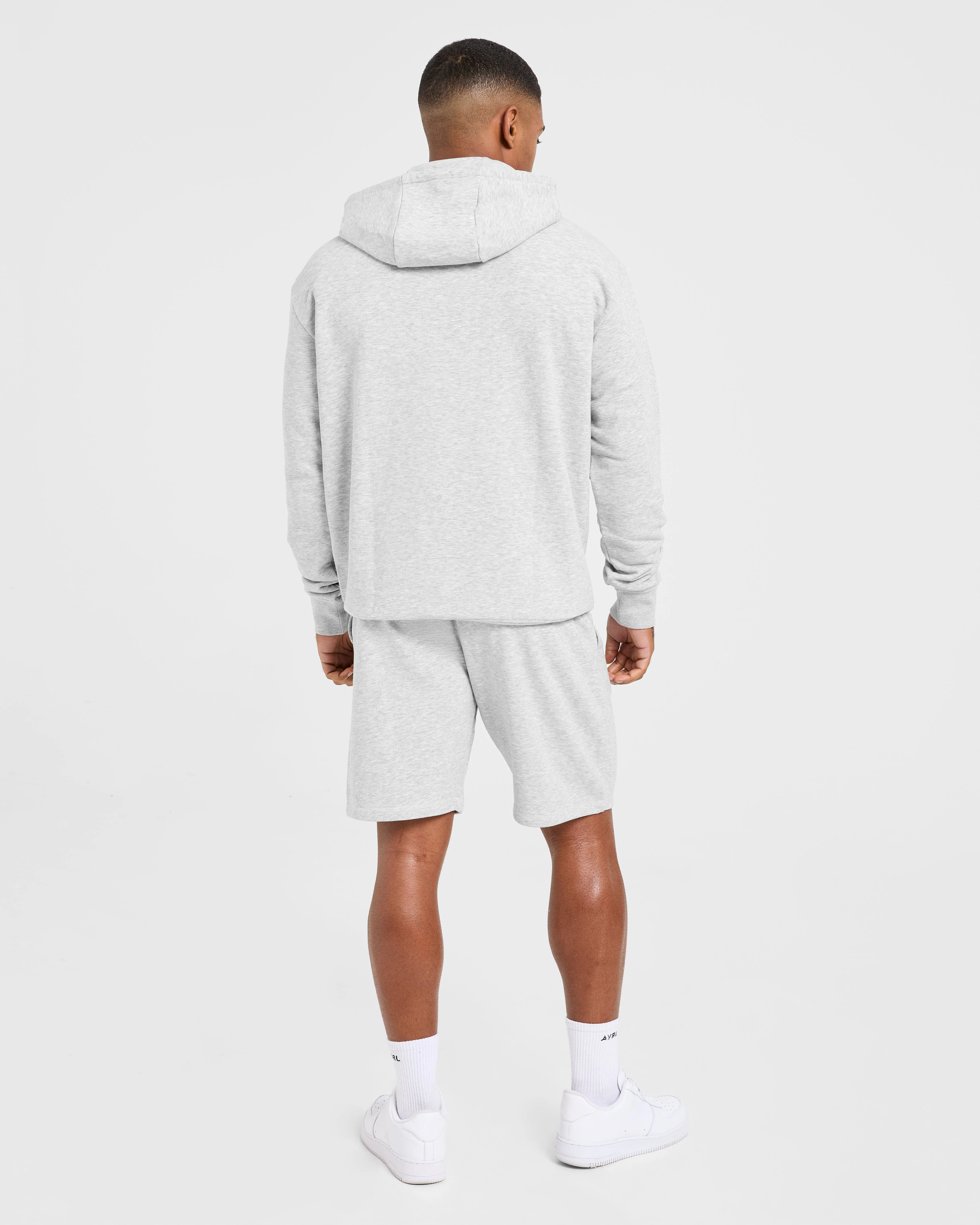 Essential Lightweight 7" Shorts - Grey Marl - Image 4