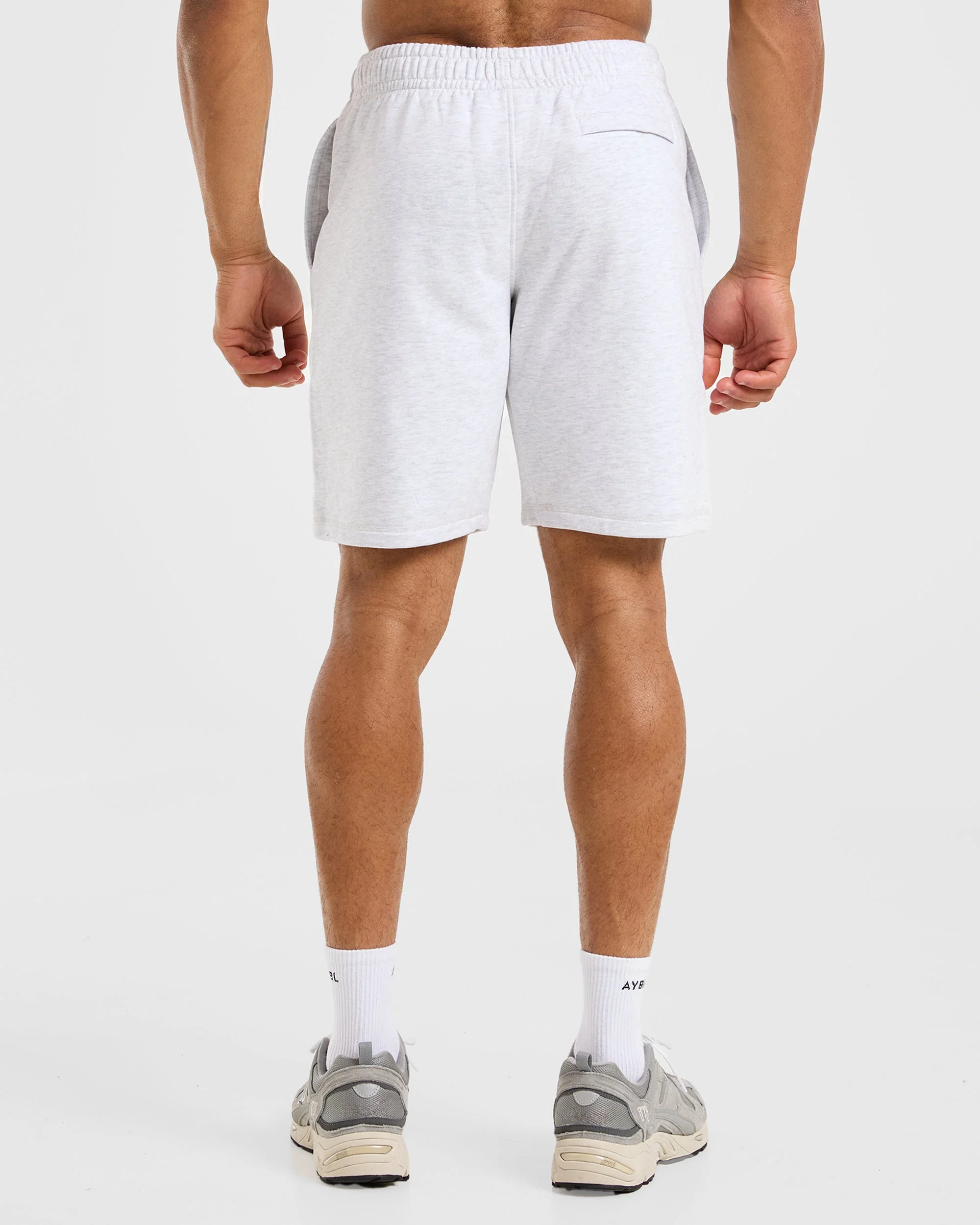 Essential Lightweight 7" Shorts - Grey Marl - Image 2