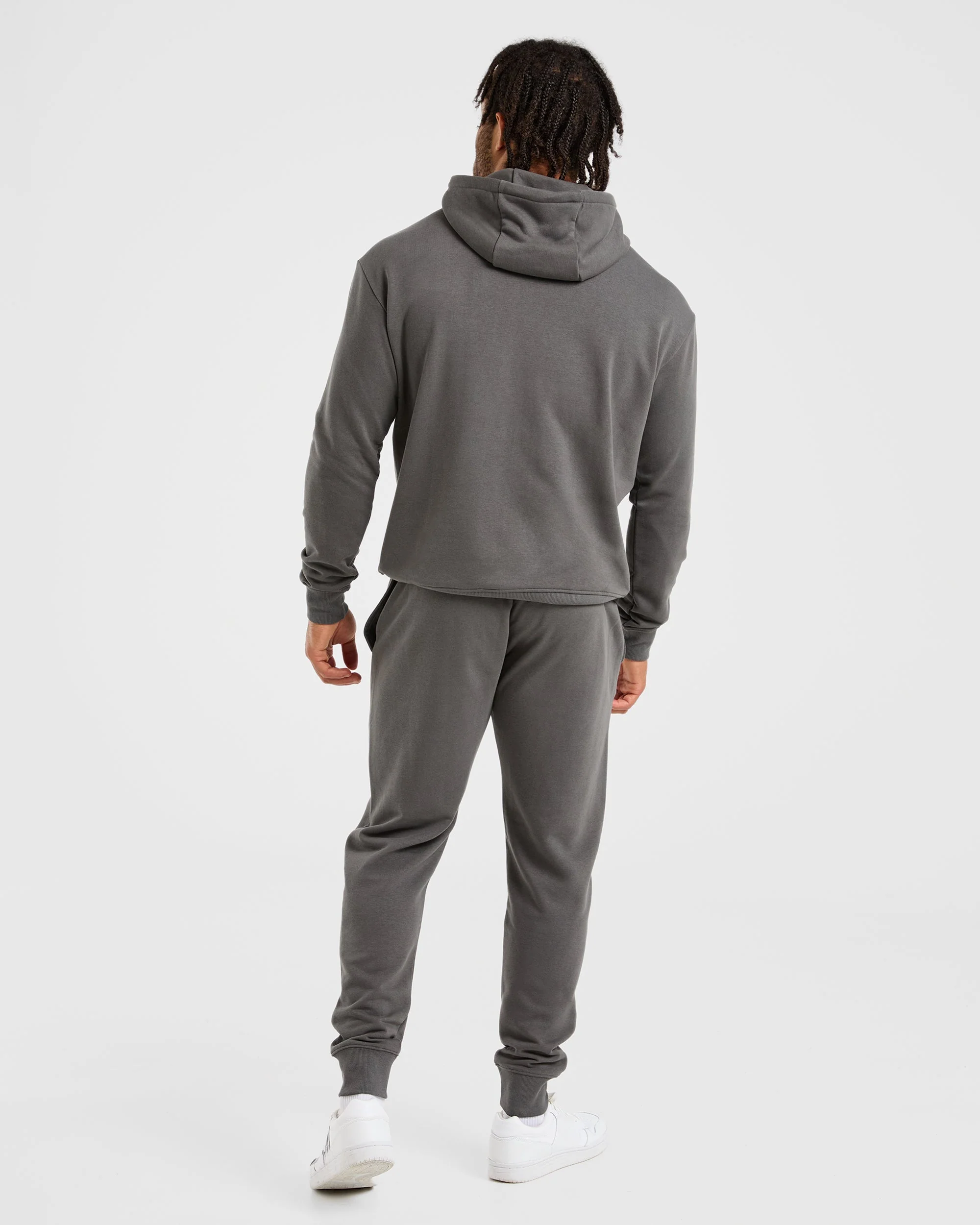 Essential Lightweight Hoodie - Charcoal - Image 4