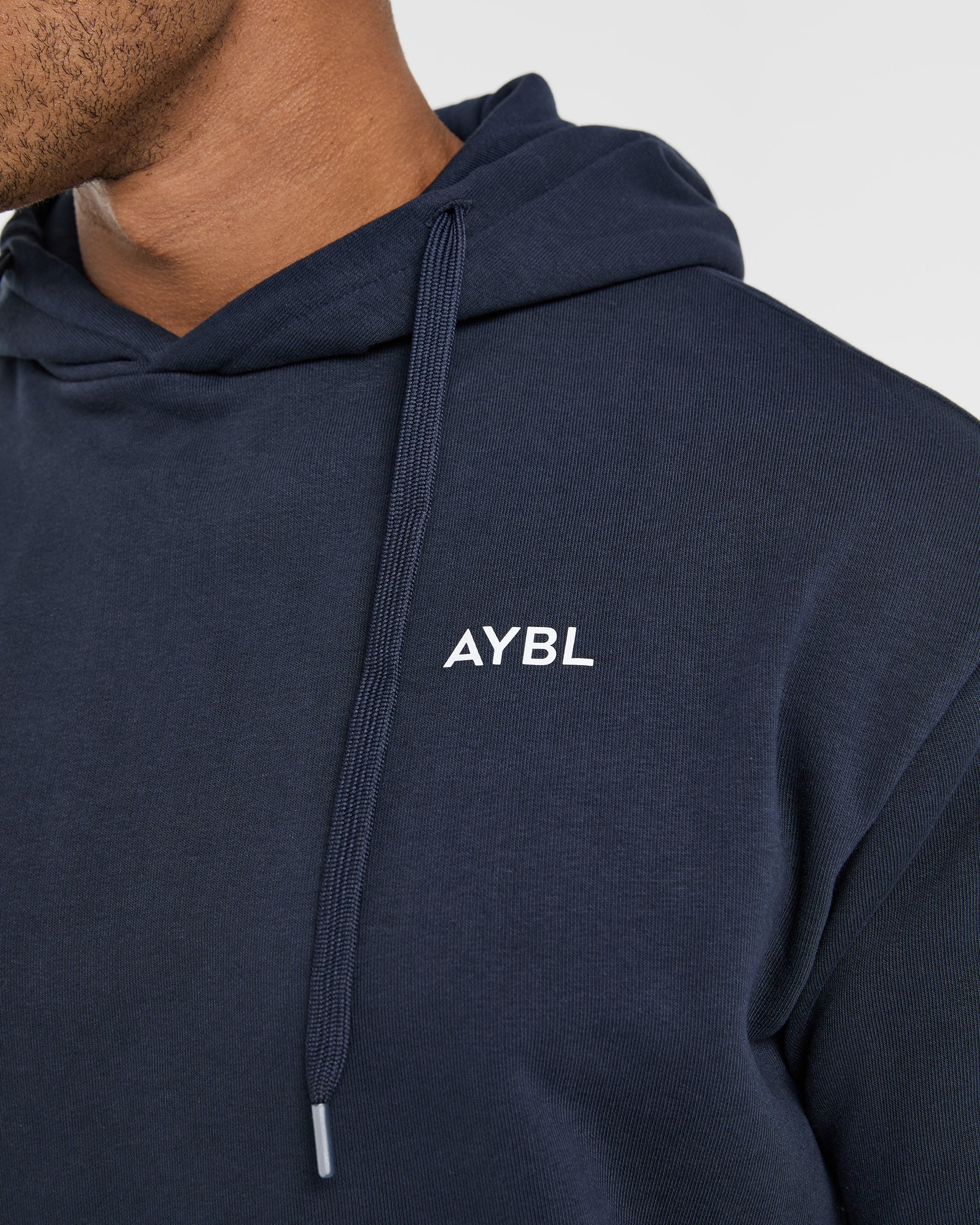 Essential Lightweight Hoodie - Navy - Image 5