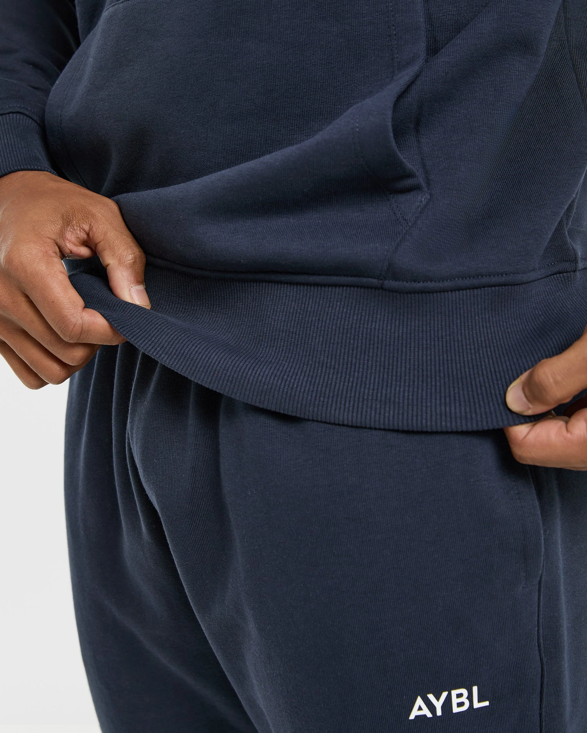 Essential Lightweight Hoodie - Navy - Image 6