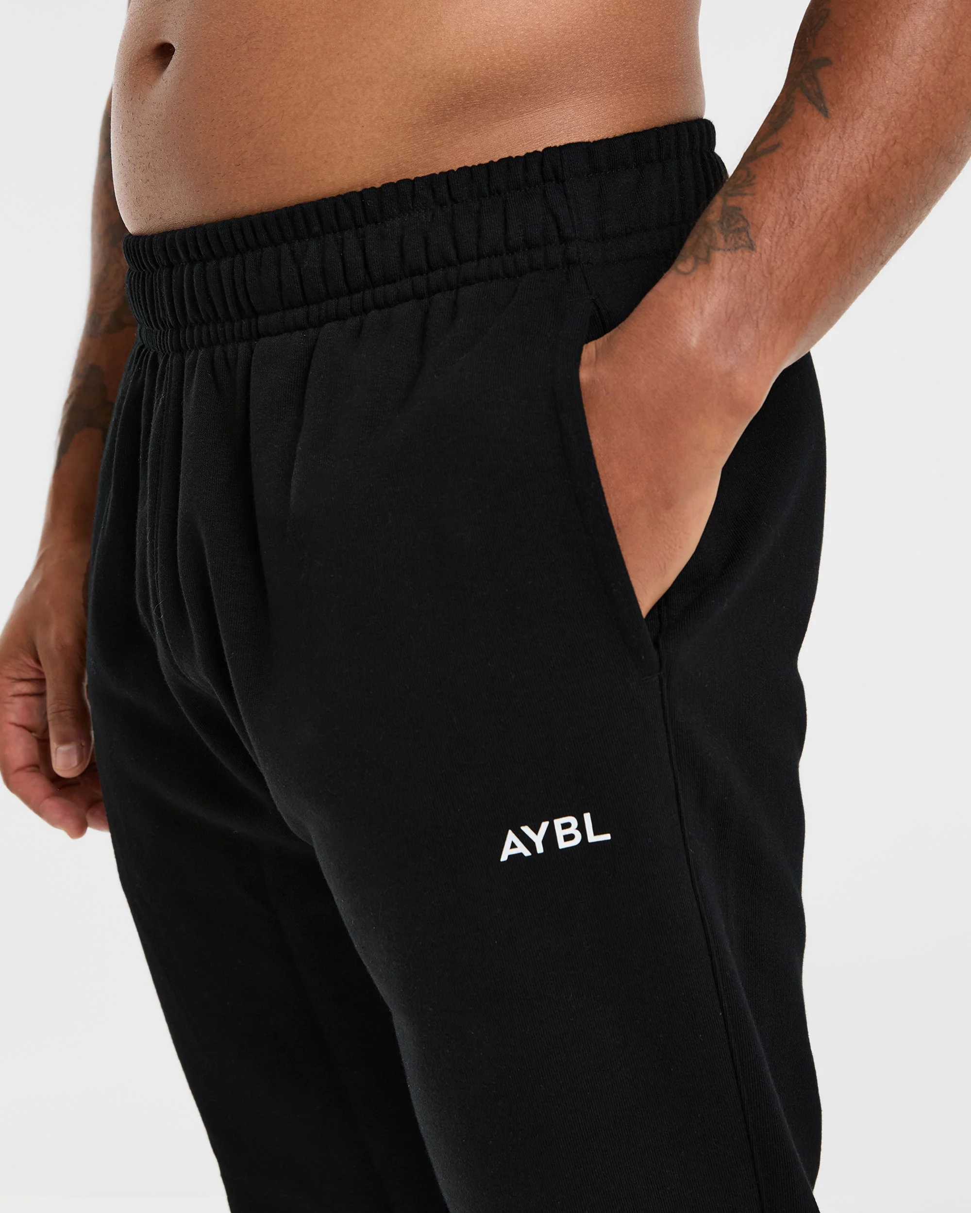 Essential Lightweight Joggers - Black - Image 6