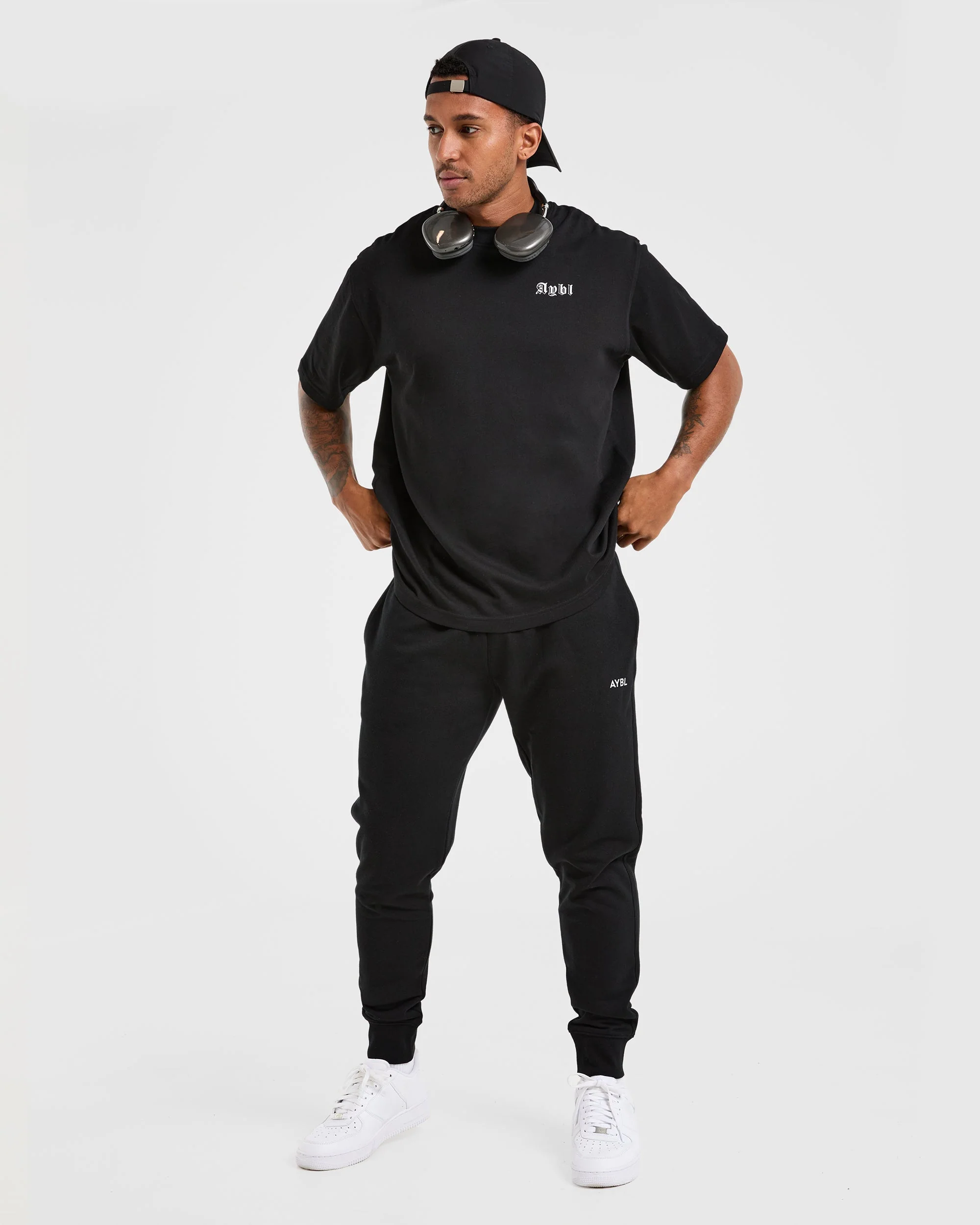 Essential Lightweight Joggers - Black - Image 8
