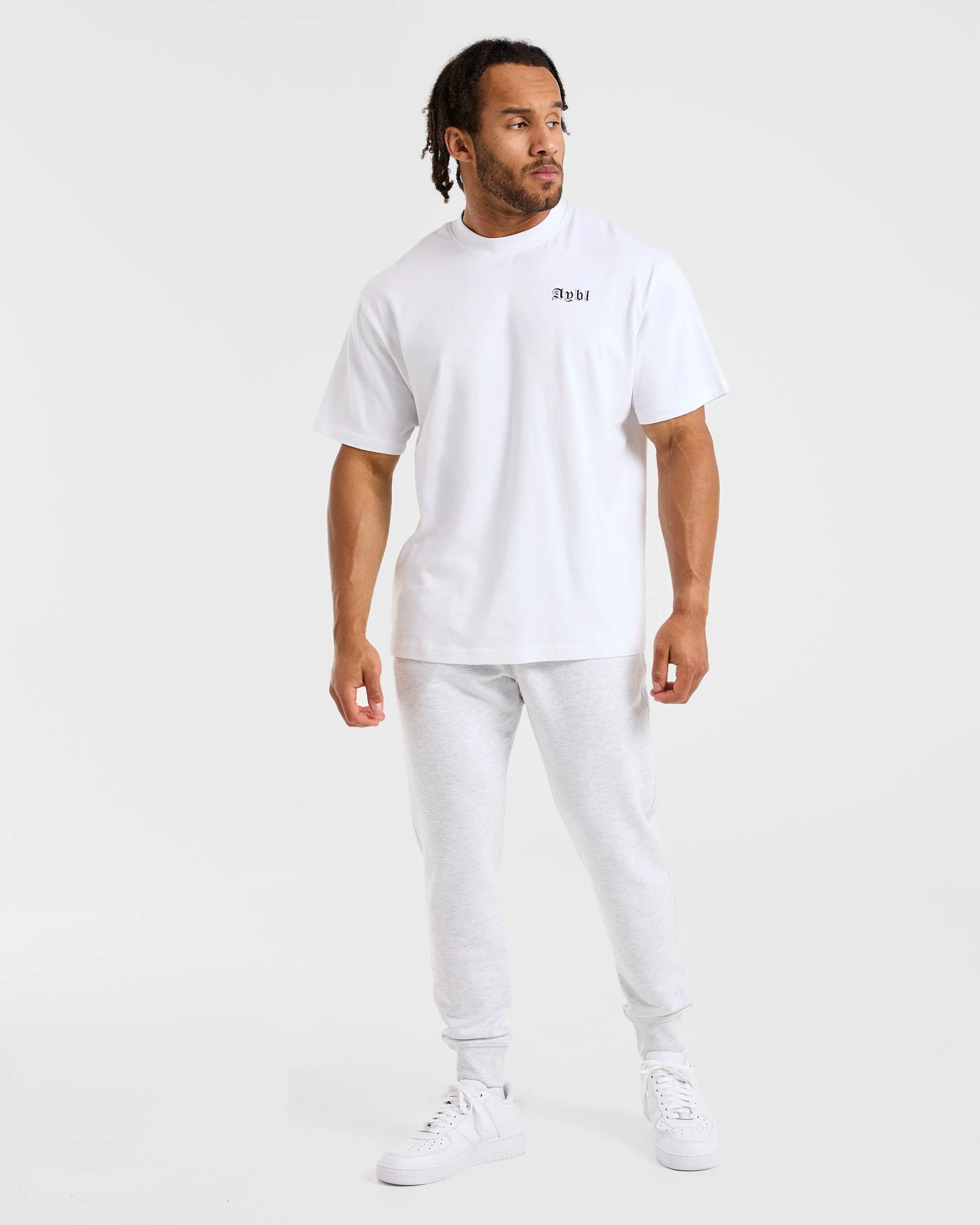 Essential Lightweight Joggers - Grey Marl - Image 3