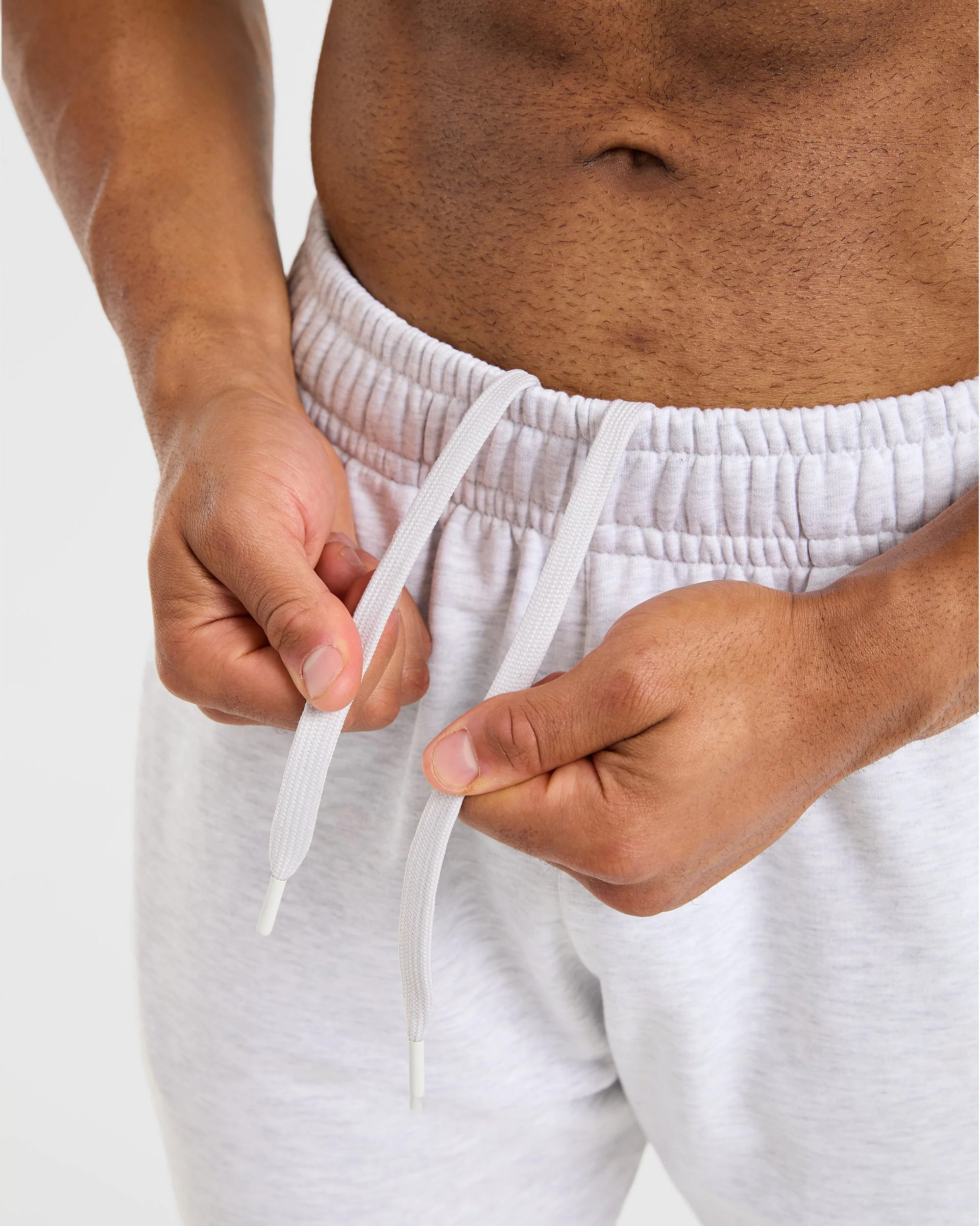 Essential Lightweight Joggers - Grey Marl - Image 6