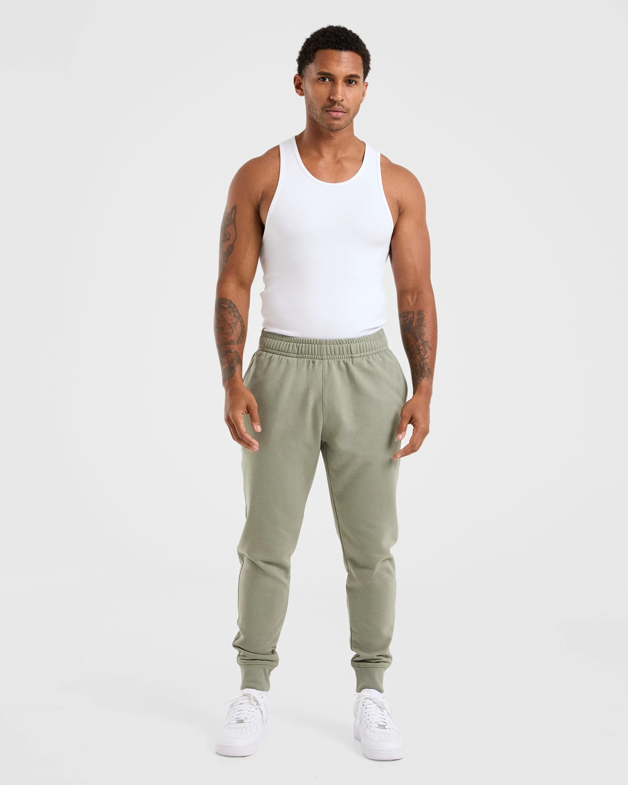 Essential Lightweight Joggers - Washed Sage - Image 3