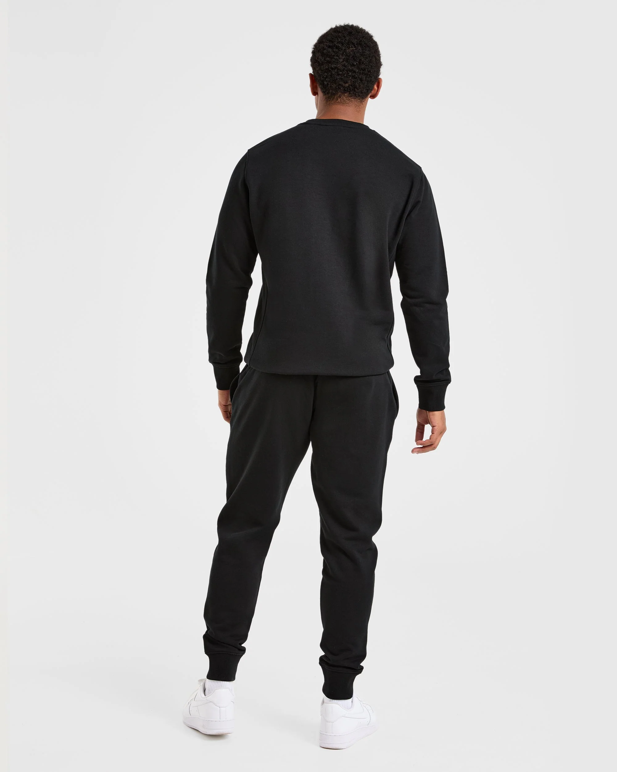 Essential Lightweight Sweater - Black - Image 4