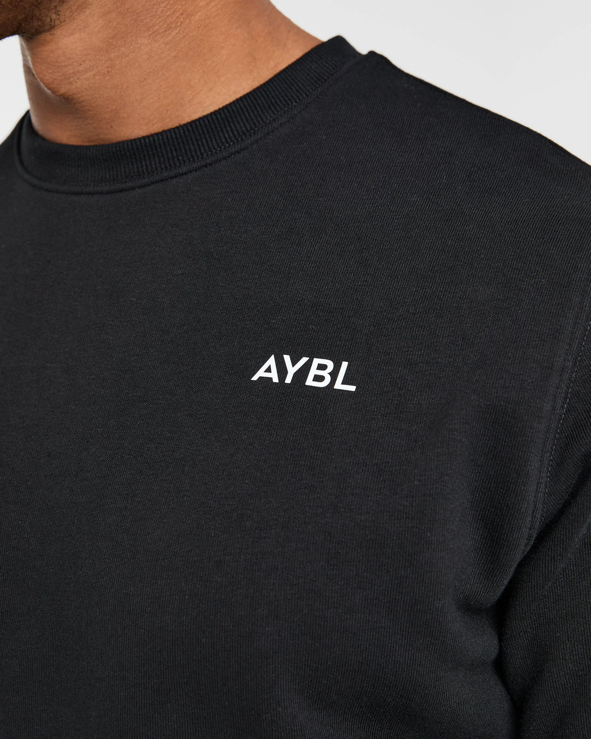 Essential Lightweight Sweater - Black - Image 5