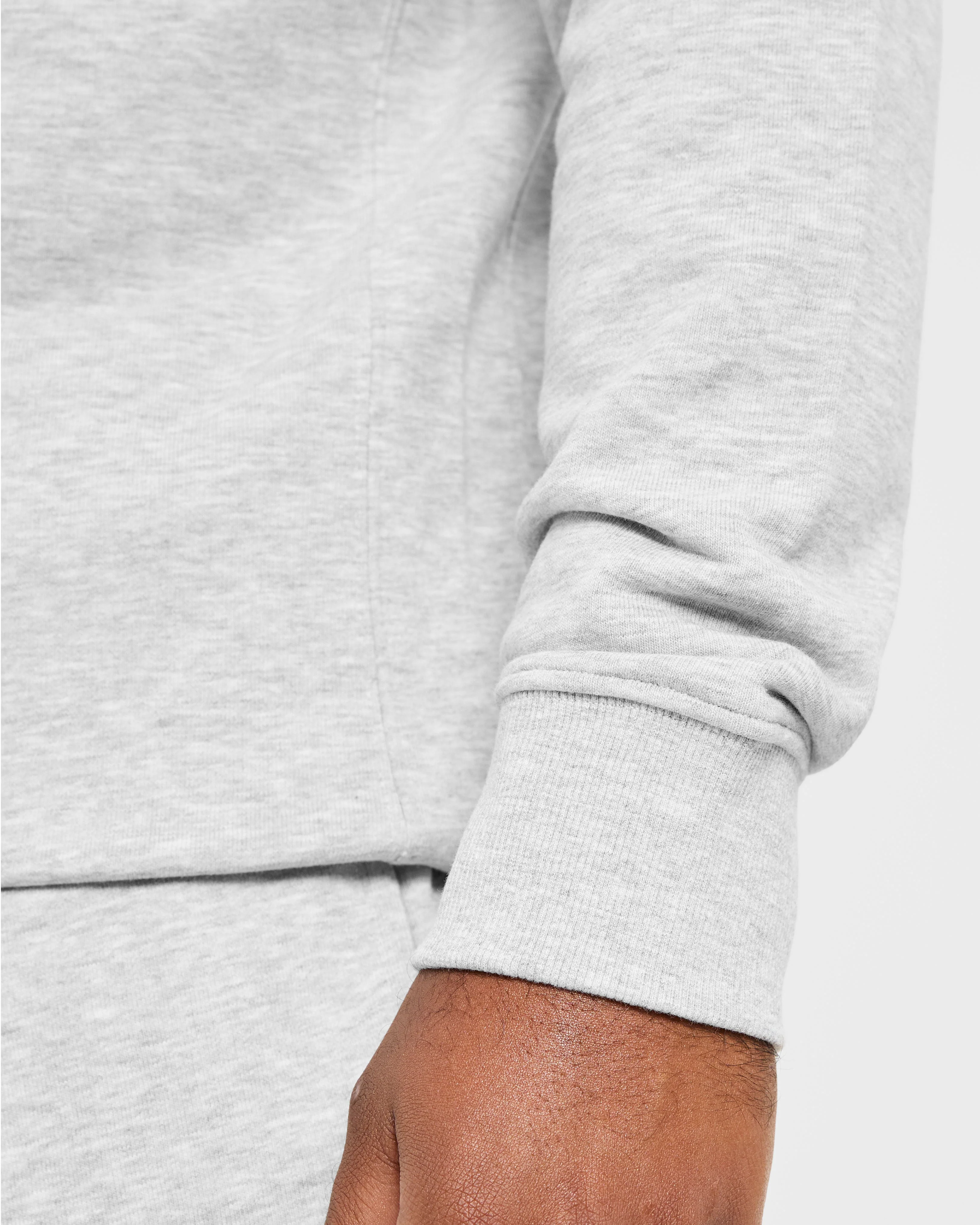Essential Lightweight Sweater - Grey Marl - Image 6