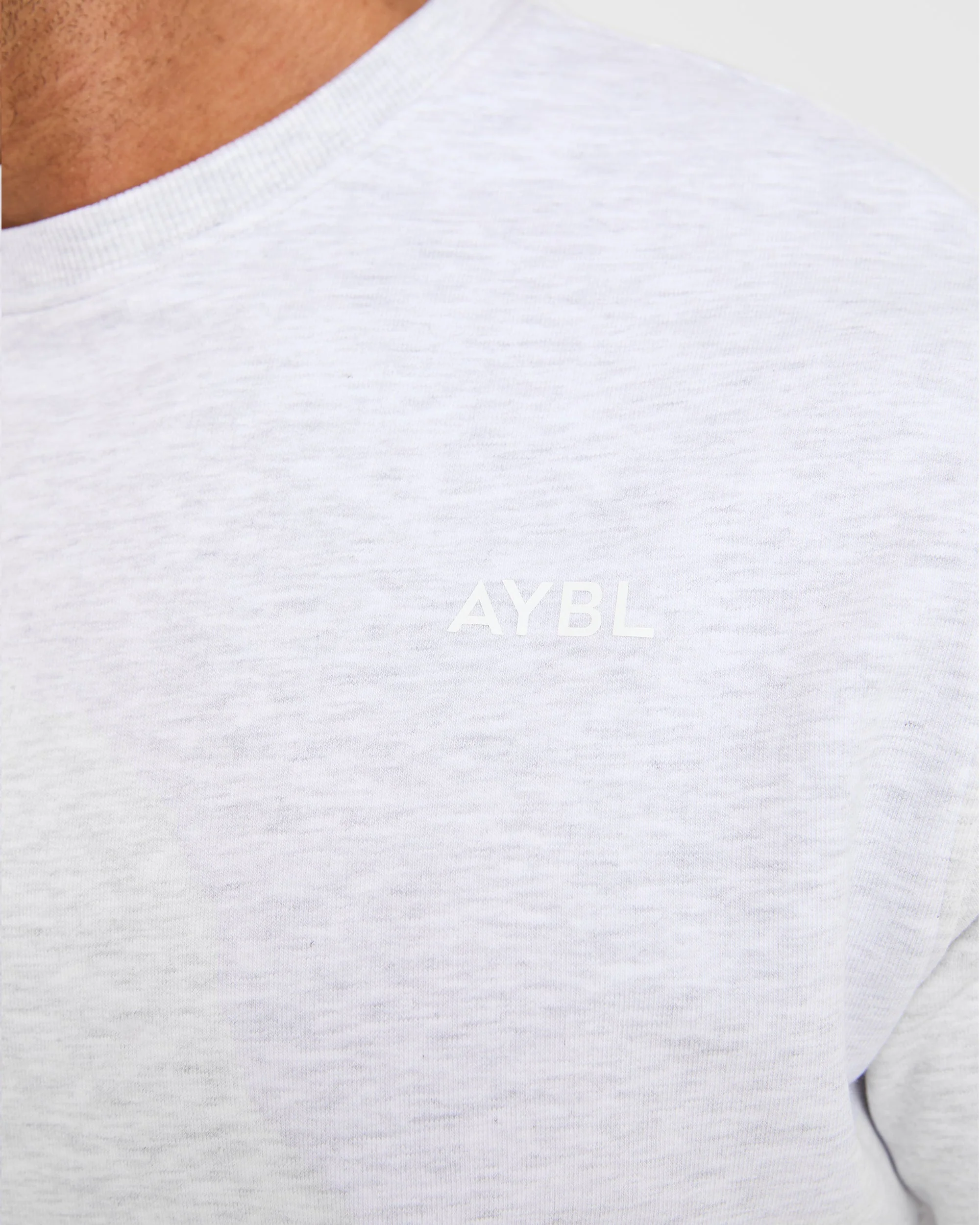 Essential Lightweight Sweater - Grey Marl - Image 5