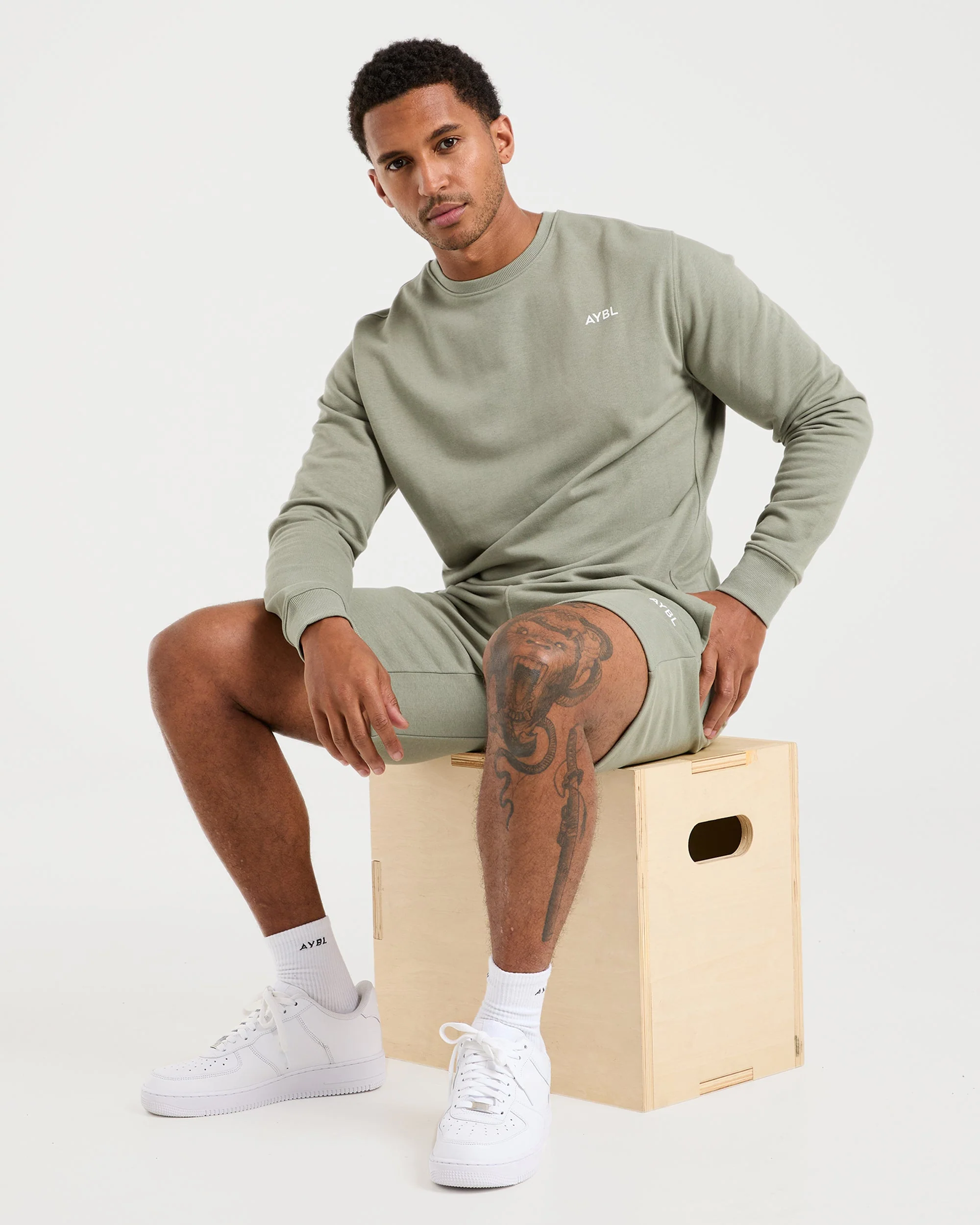 Essential Lightweight Sweater - Washed Sage - Image 7