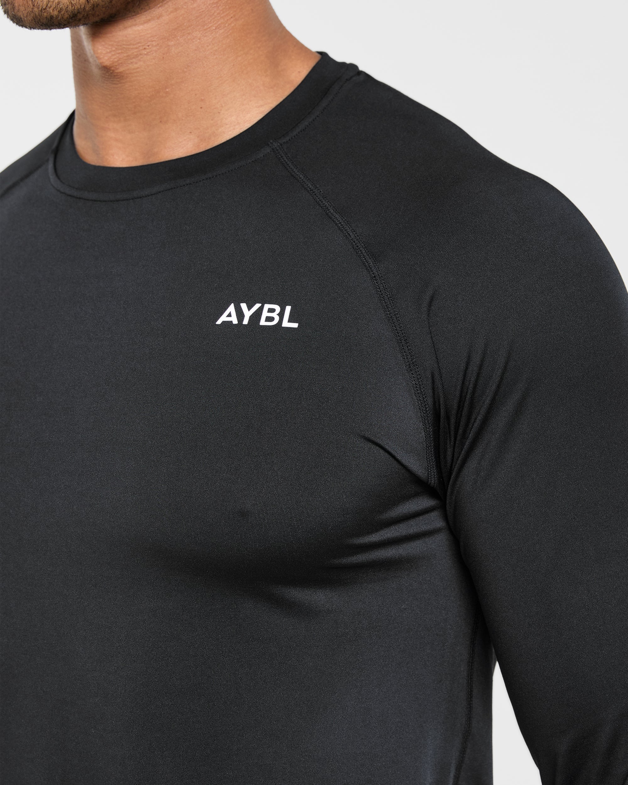 Essential Long Sleeve T Shirt - Black - Image 6