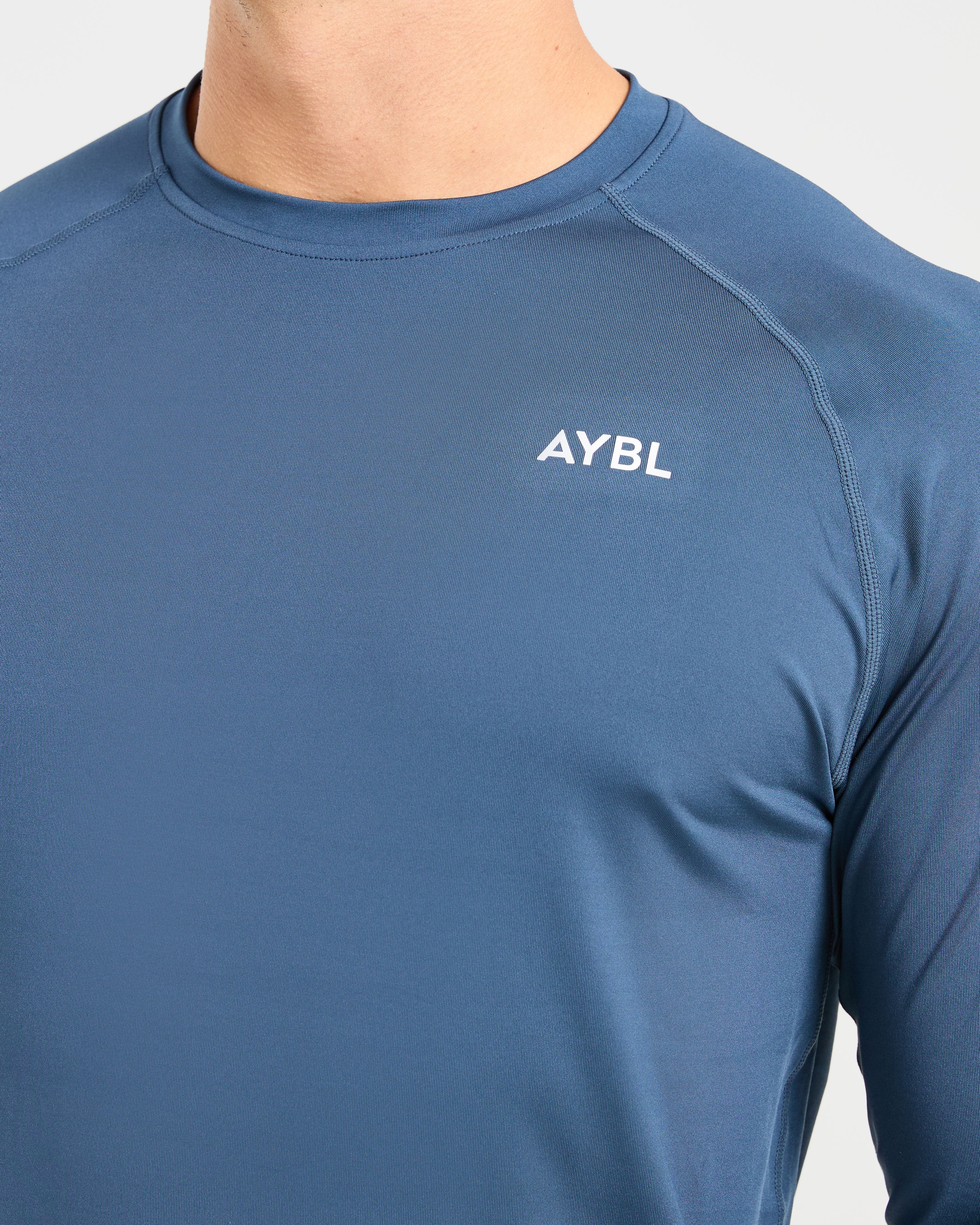 Essential Long Sleeve T Shirt - Deep Teal - Image 5