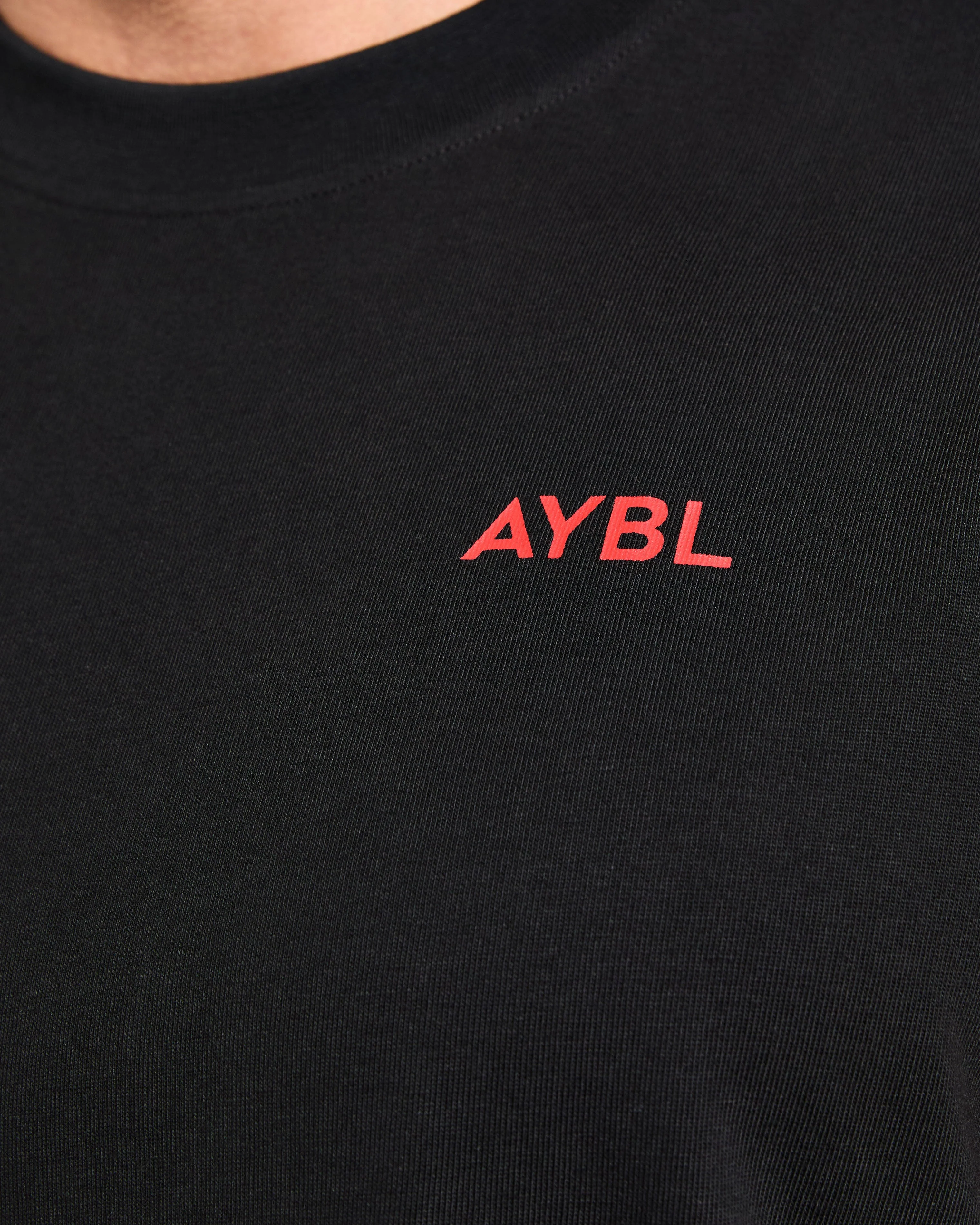 Essential Oversized Graphic Tank - Black/Red - Image 5
