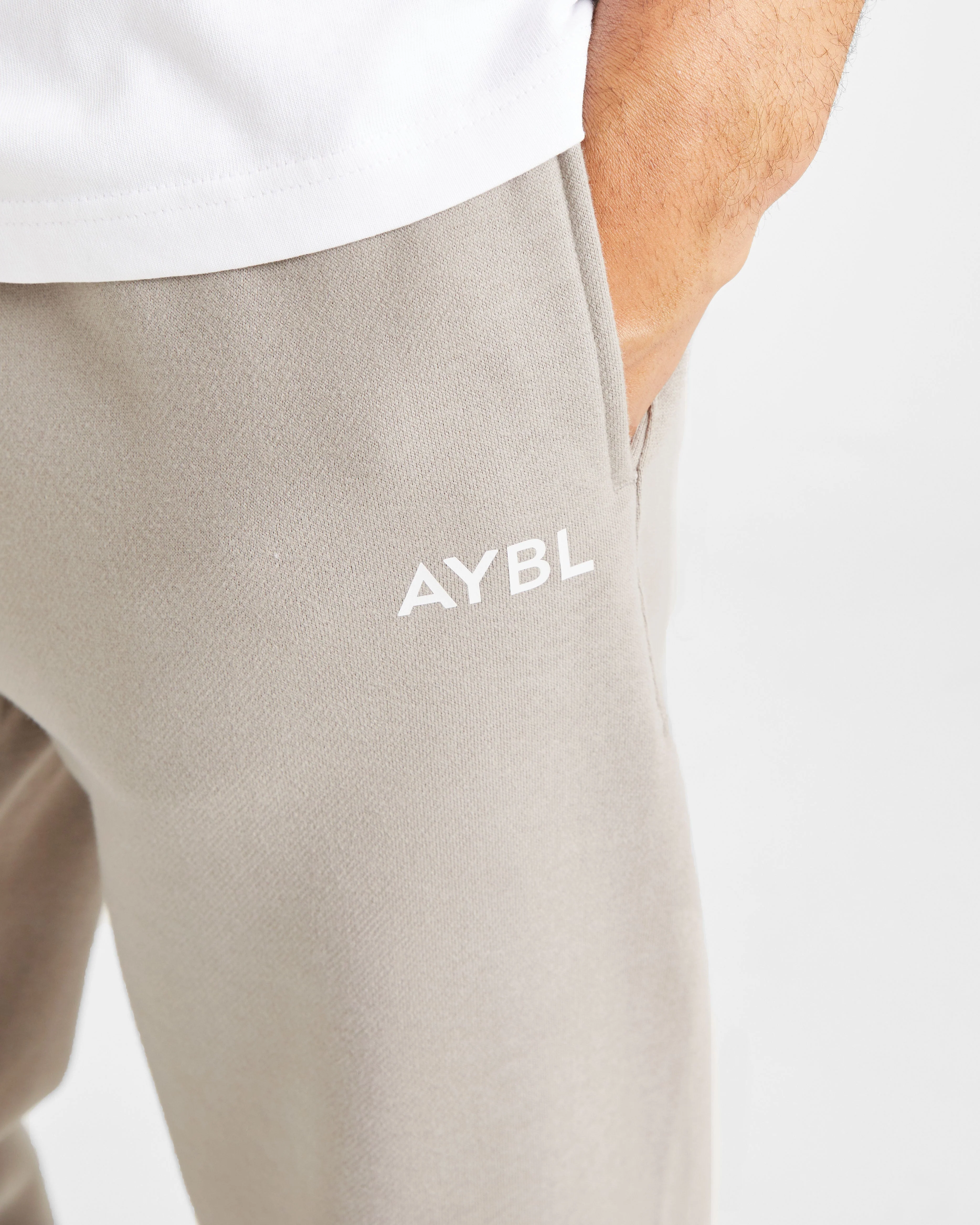 Essential Oversized Joggers - Stone - Image 5