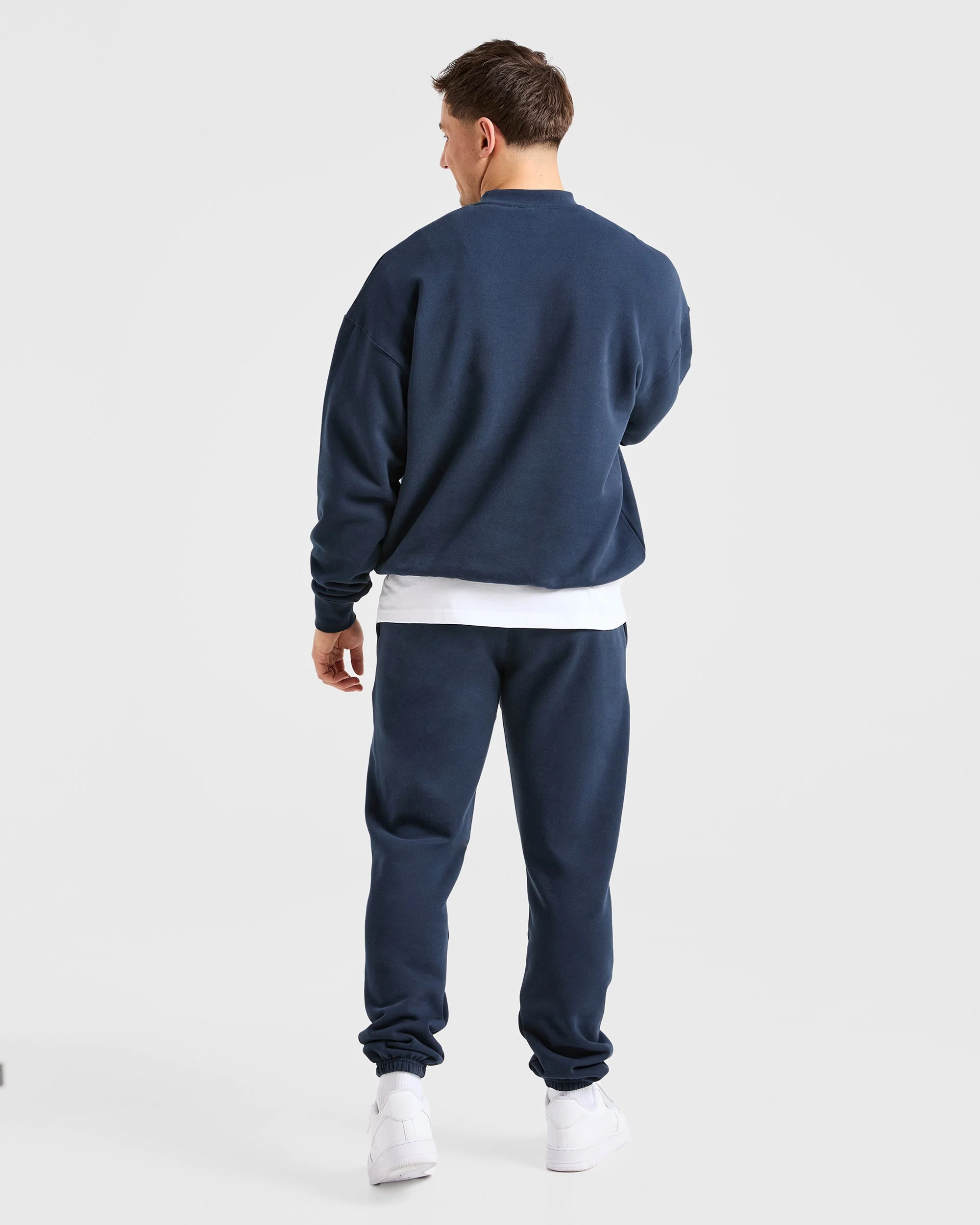 Essential Oversized Sweater - Navy - Image 4
