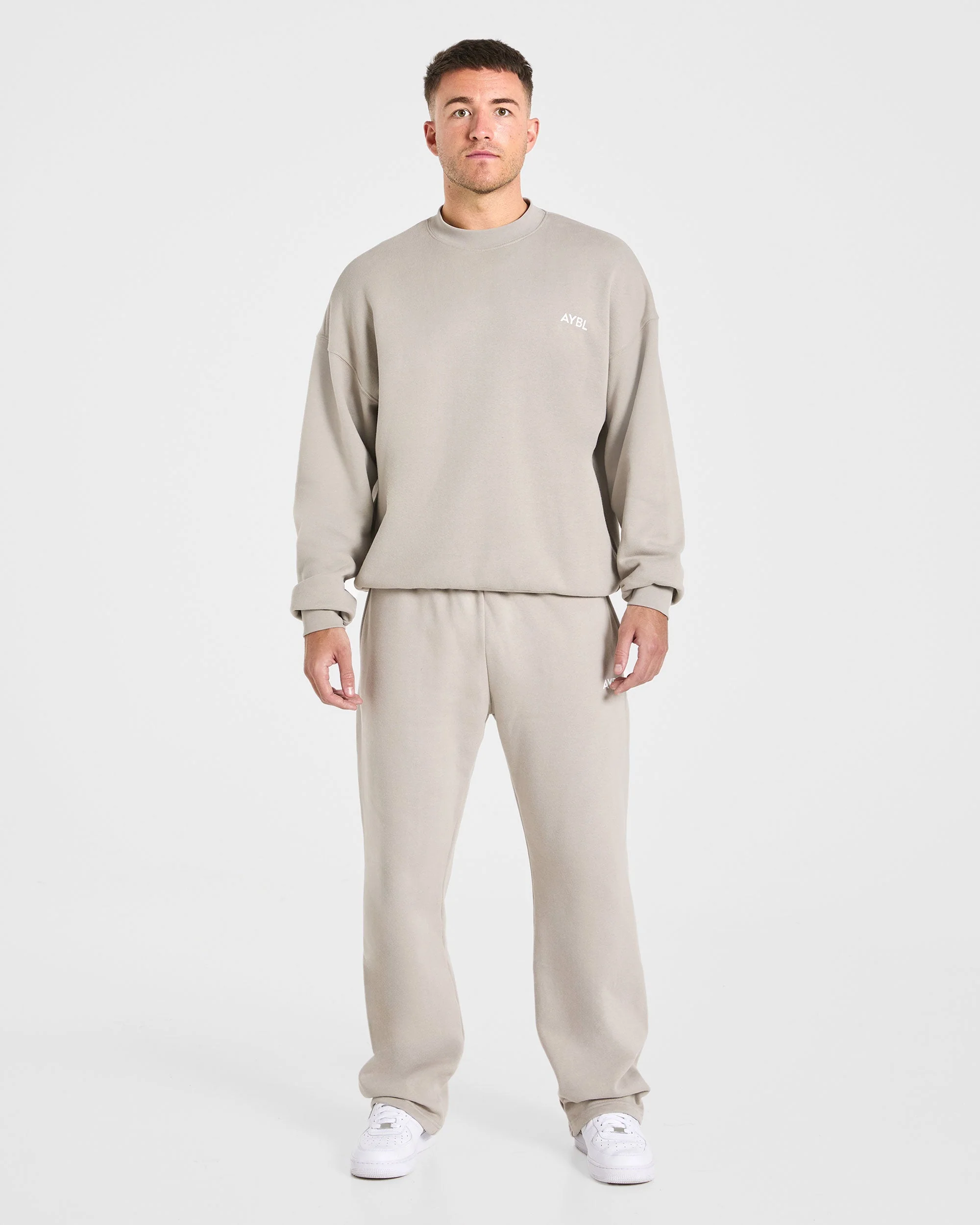 Essential Oversized Sweater - Stone - Image 3