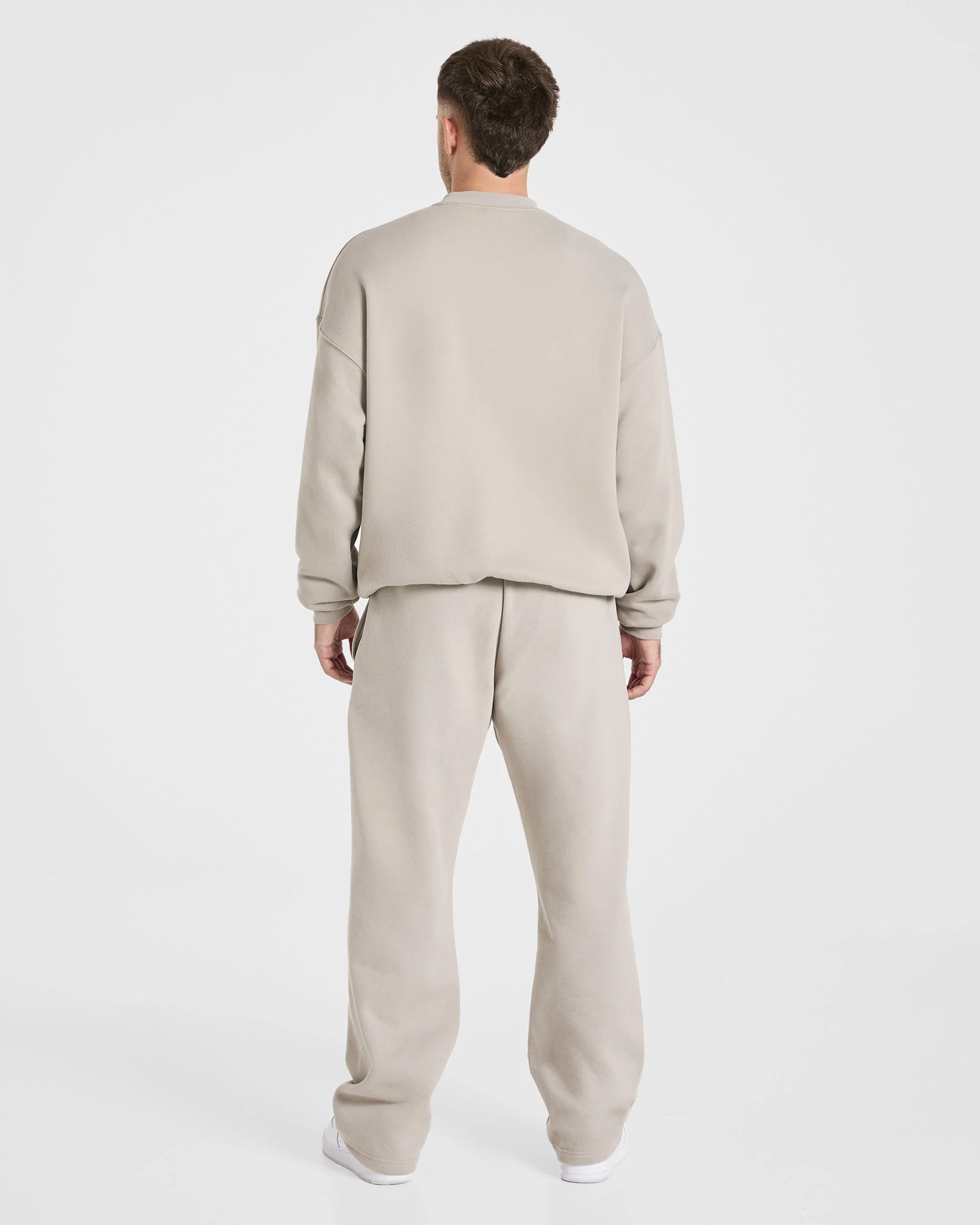 Essential Oversized Sweater - Stone - Image 4