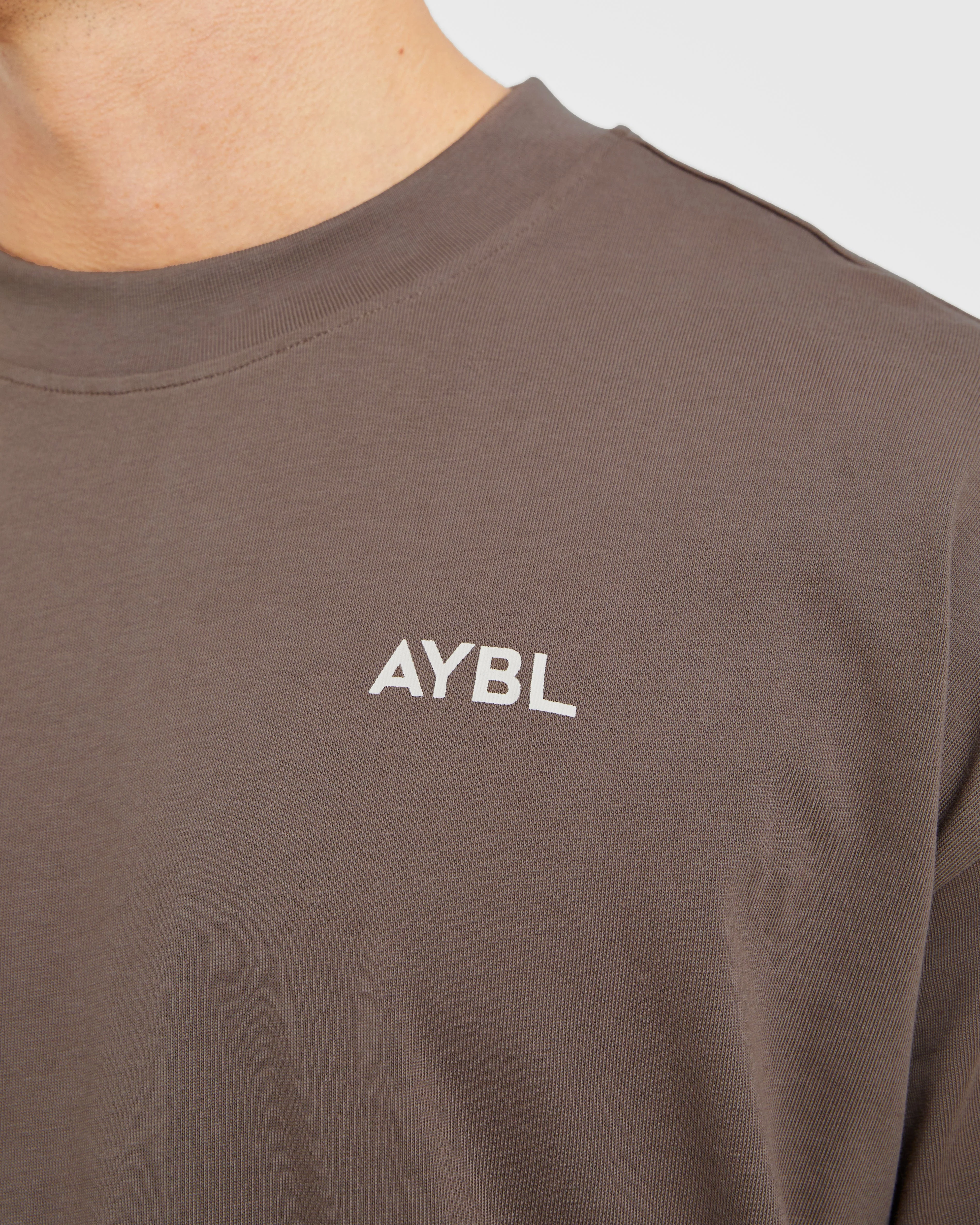 Essential Oversized T Shirt - Brown - Image 5