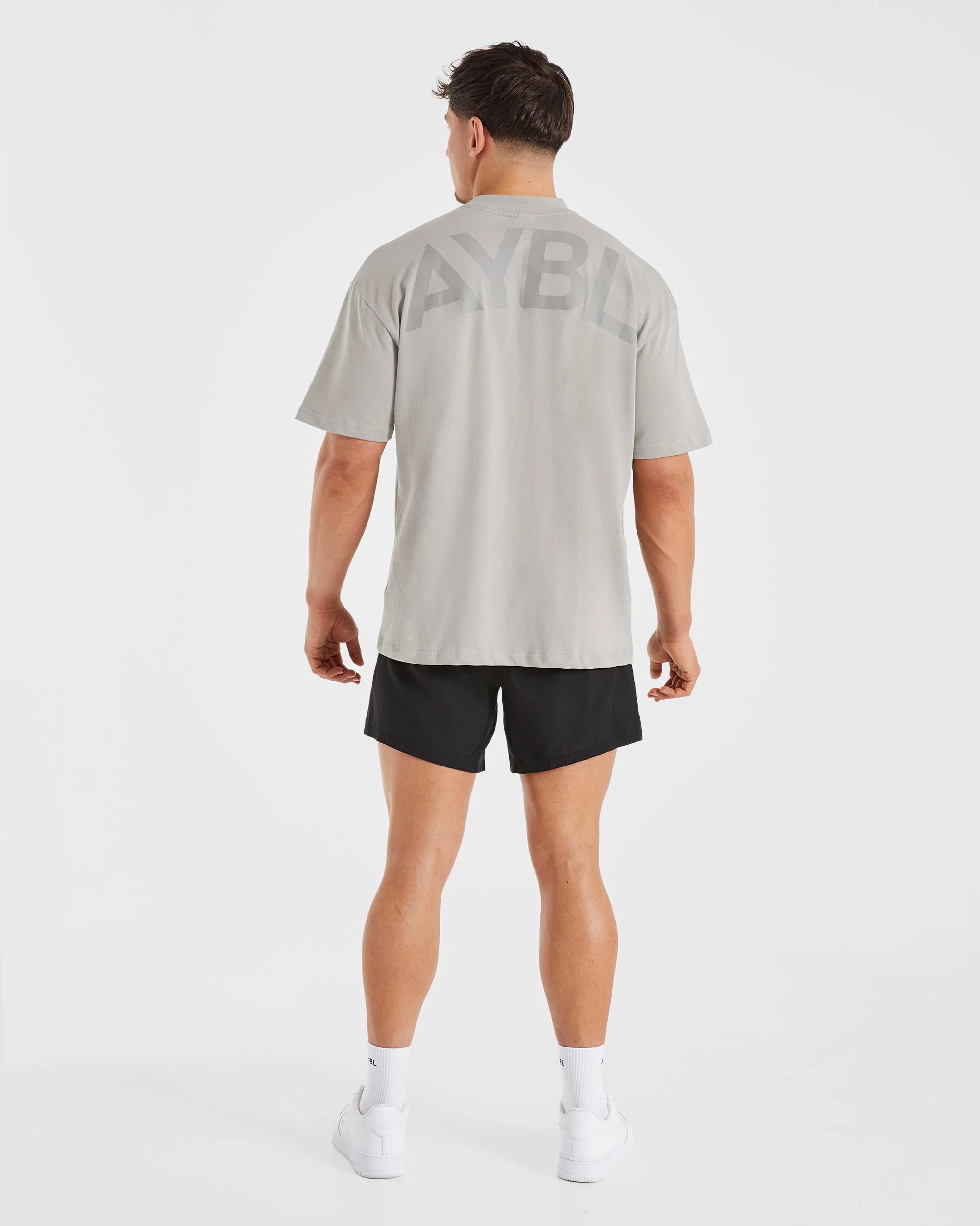Essential Oversized T Shirt - Fog - Image 4