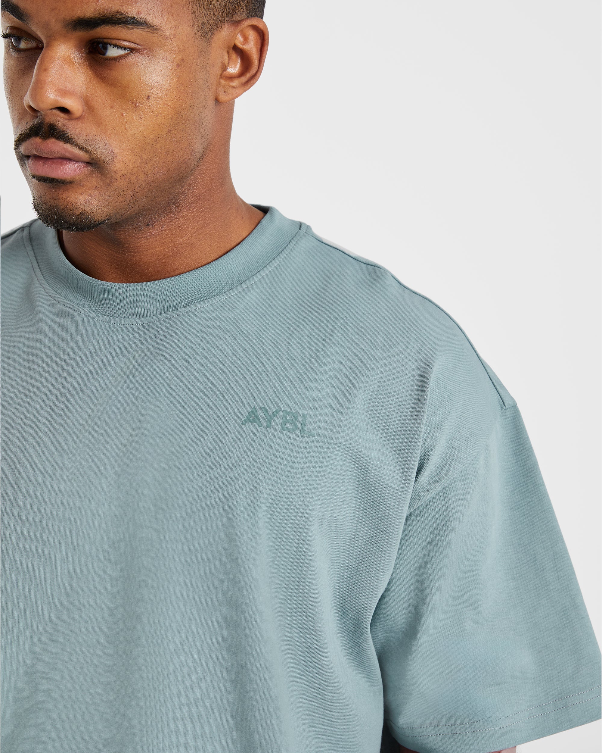 Essential Oversized T Shirt - Ocean Mist - Image 6