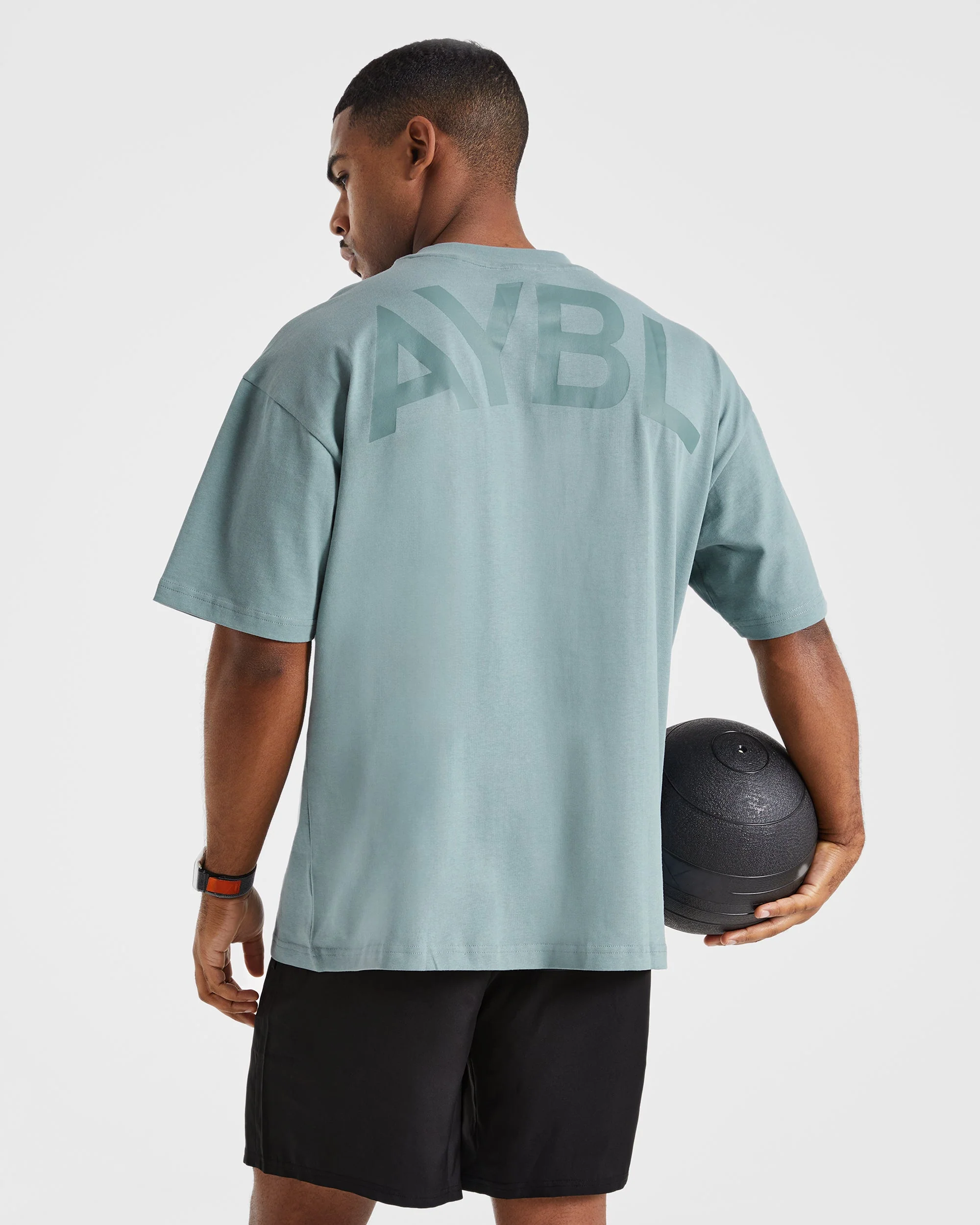 Essential Oversized T Shirt - Ocean Mist - Image 8
