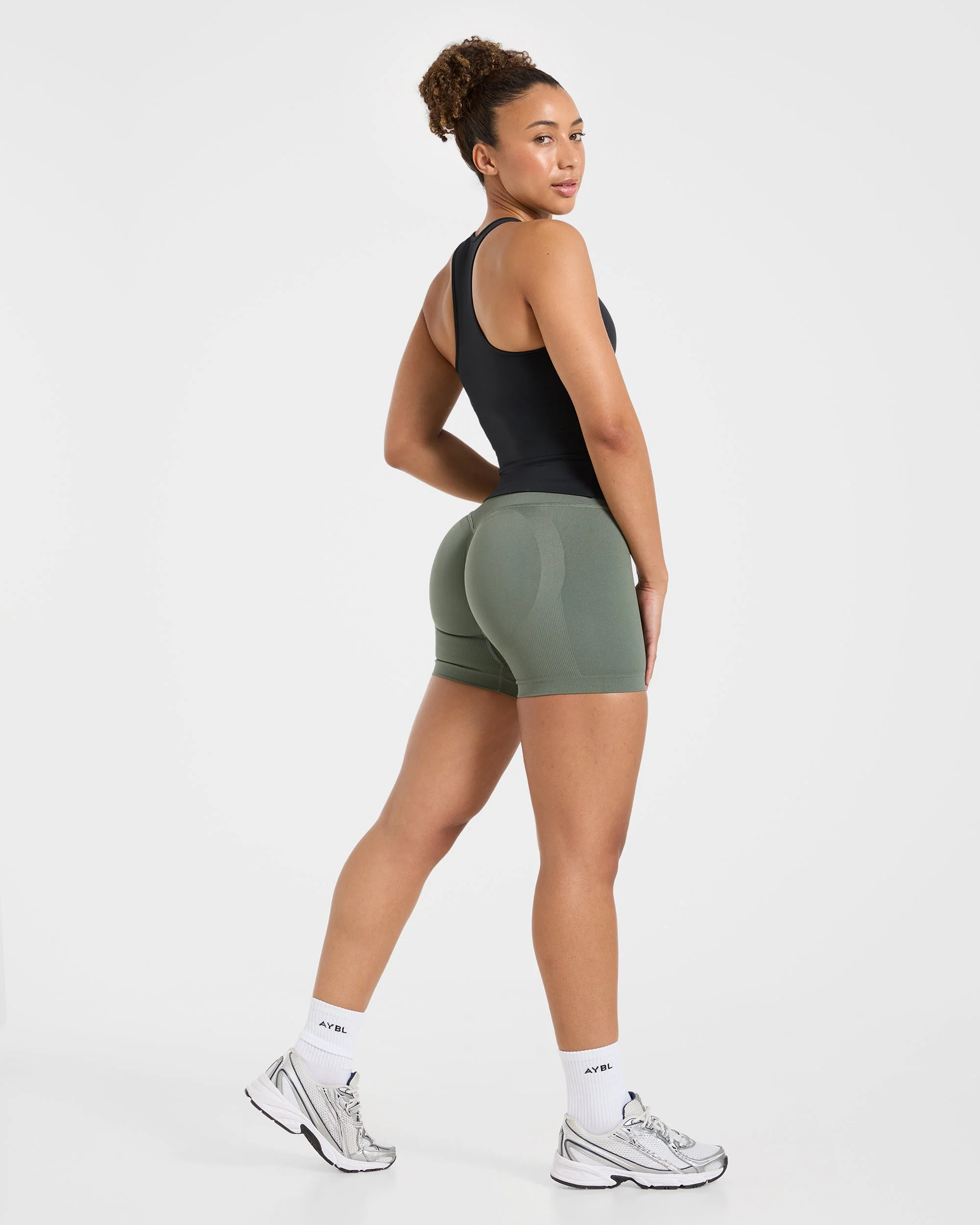 Essential Racerback Tank Top - Black - Image 4
