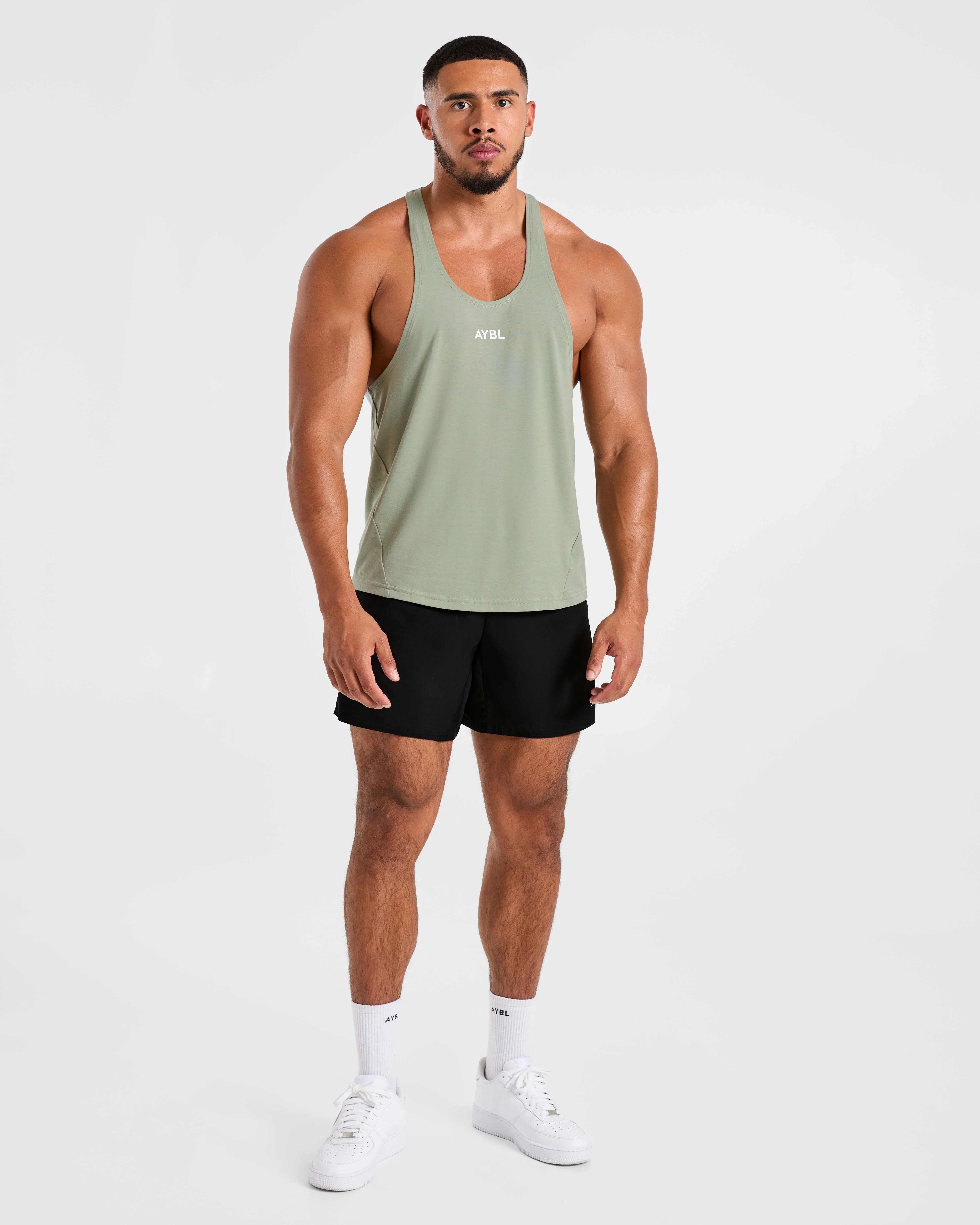 Essential Stringer - Muted Green - Image 3