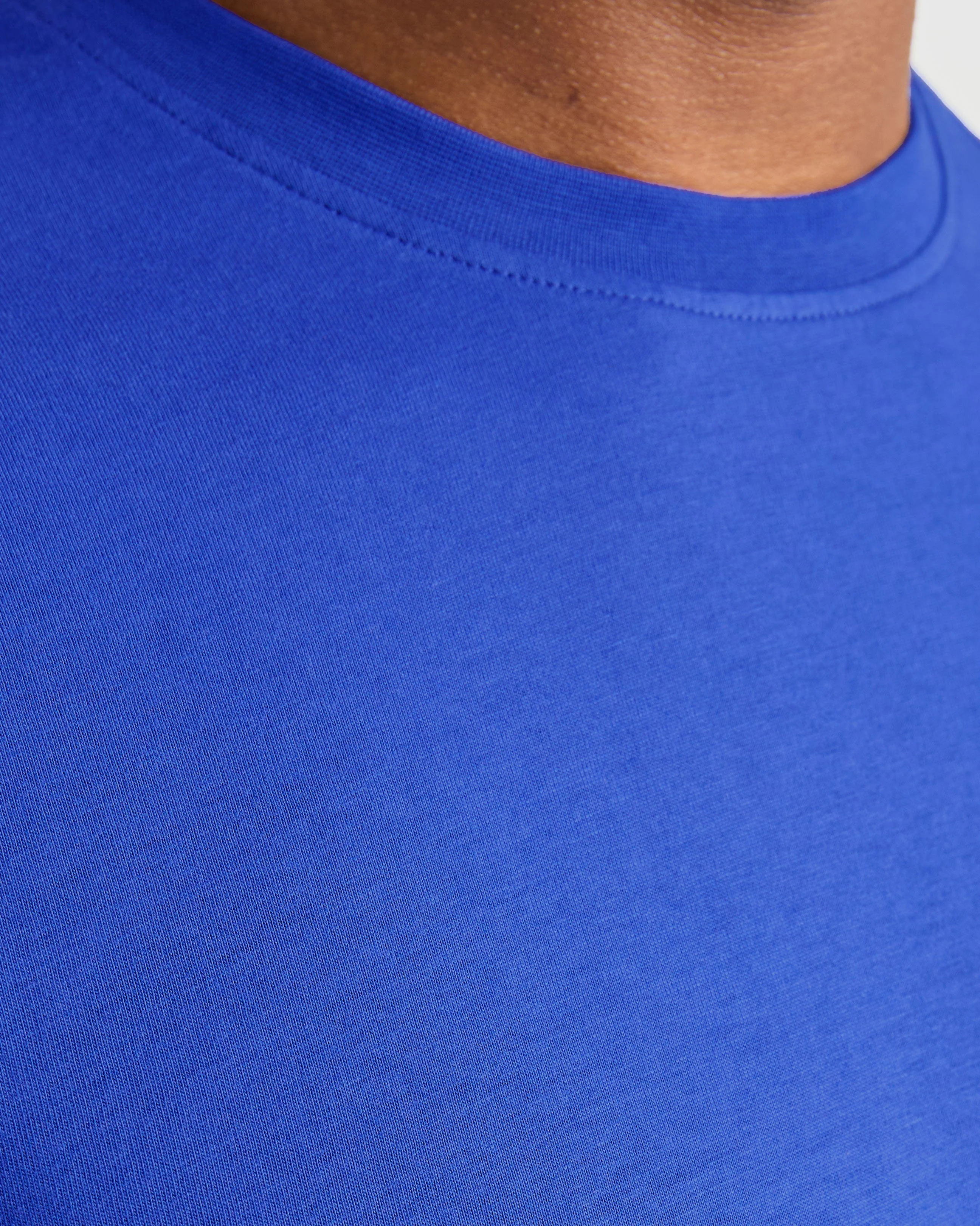 Essential T Shirt - Cobalt Blue - Image 6
