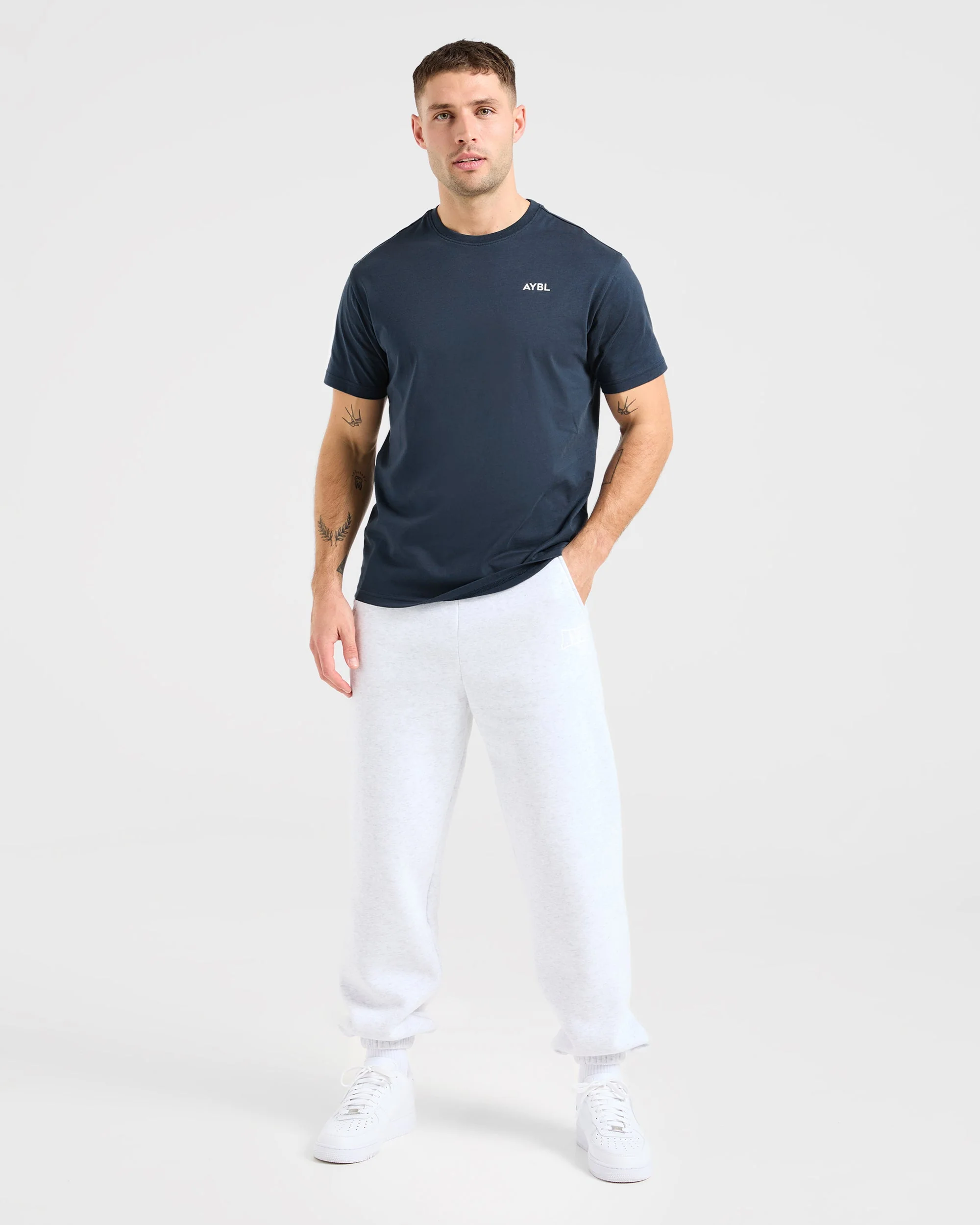 Essential T Shirt - Navy Blue - Image 3
