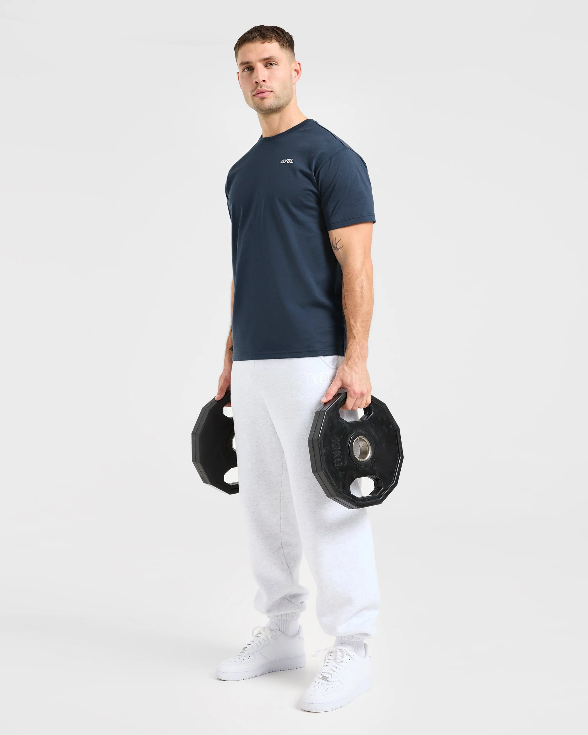Essential T Shirt - Navy Blue - Image 8