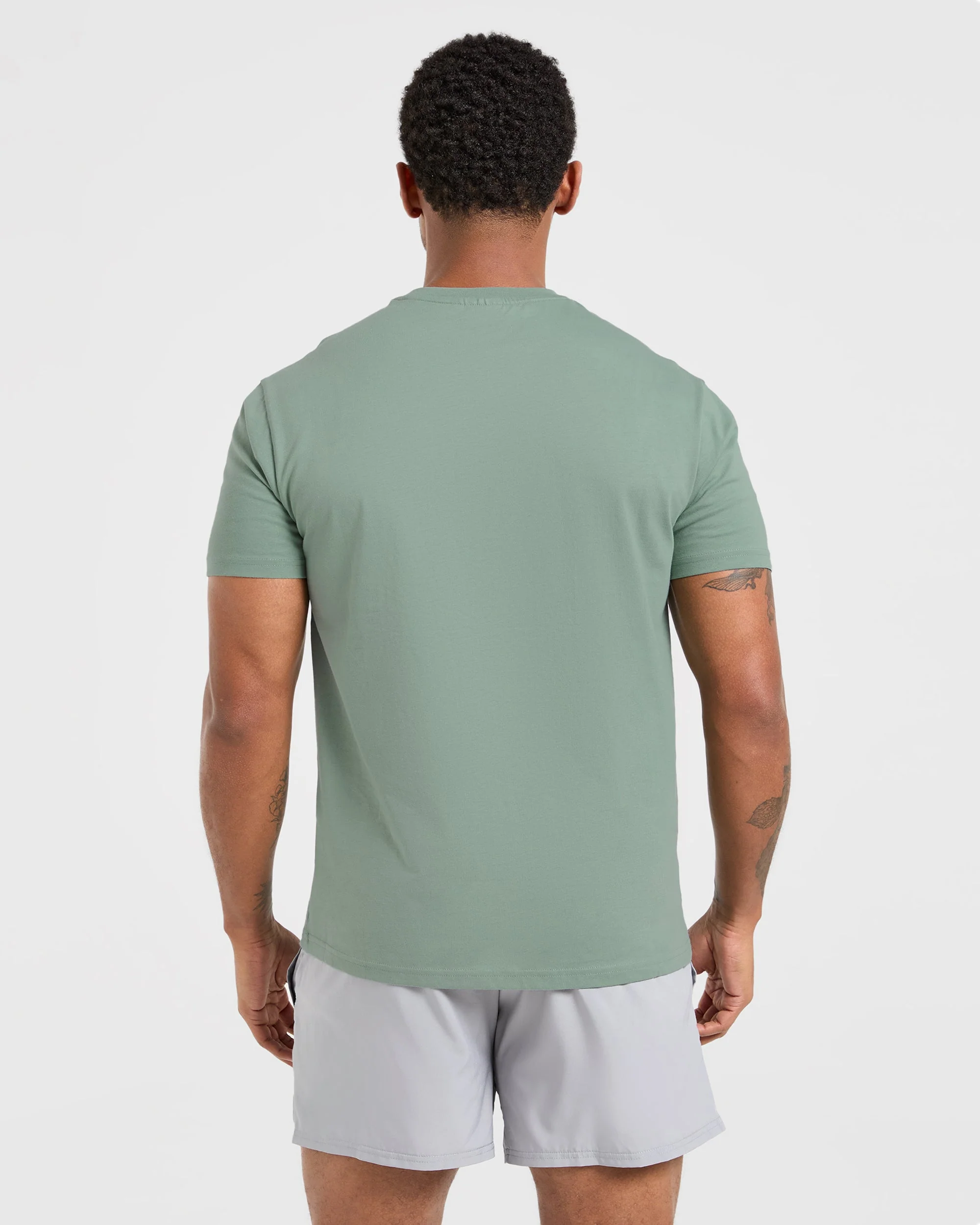 Essential T Shirt - Slate Green - Image 2