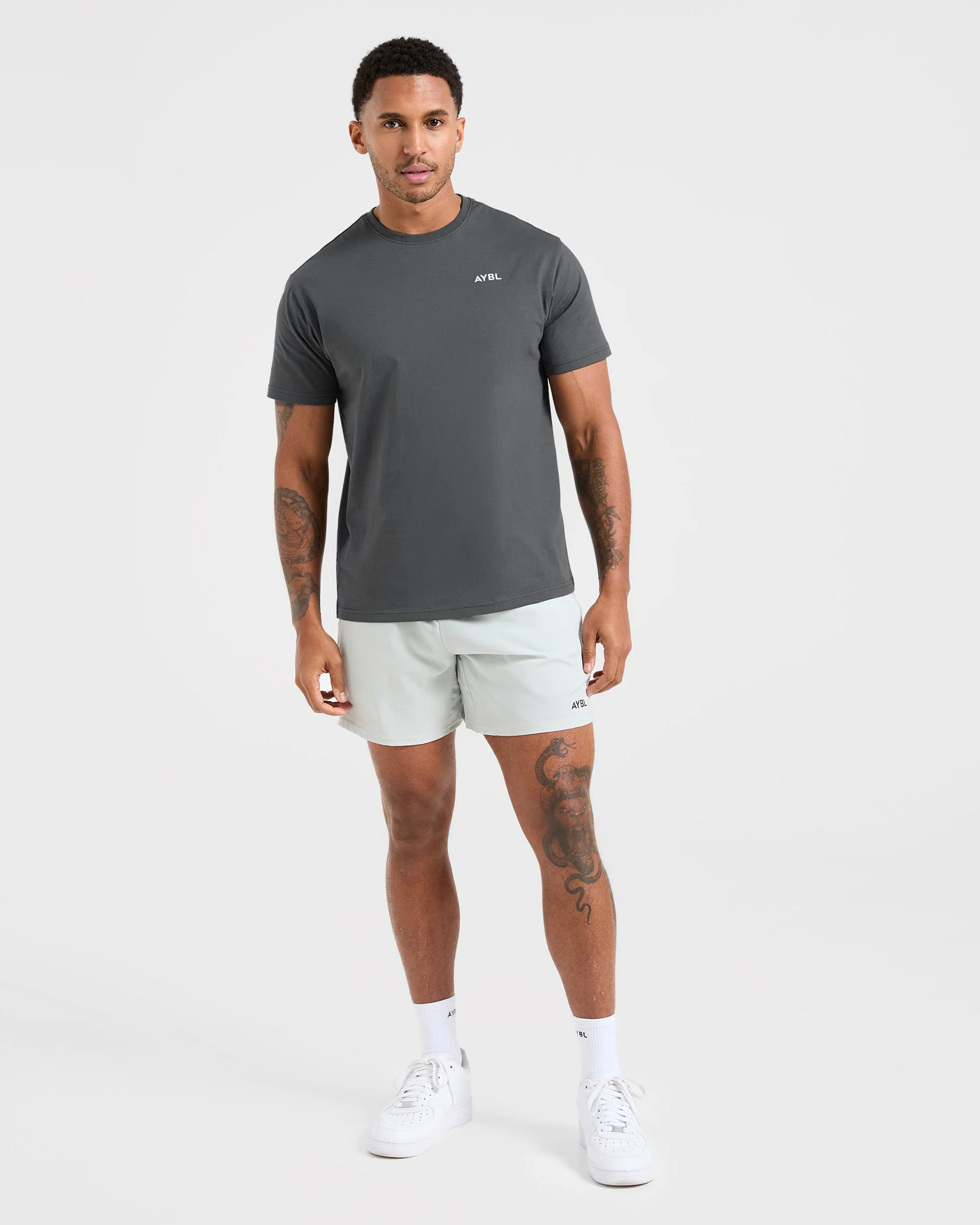 Essential T Shirt - Smoke Grey - Image 3